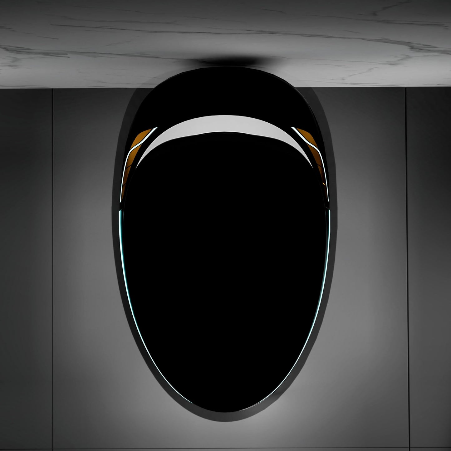 Unique Smart Toilet with Bidet Built In, Intelligent One Piece Toilet For Modern Bathroom, Auto Open/Close Seat, Foot Sensor, LED Display,Night Light, Warm Water & Dryer (Black)