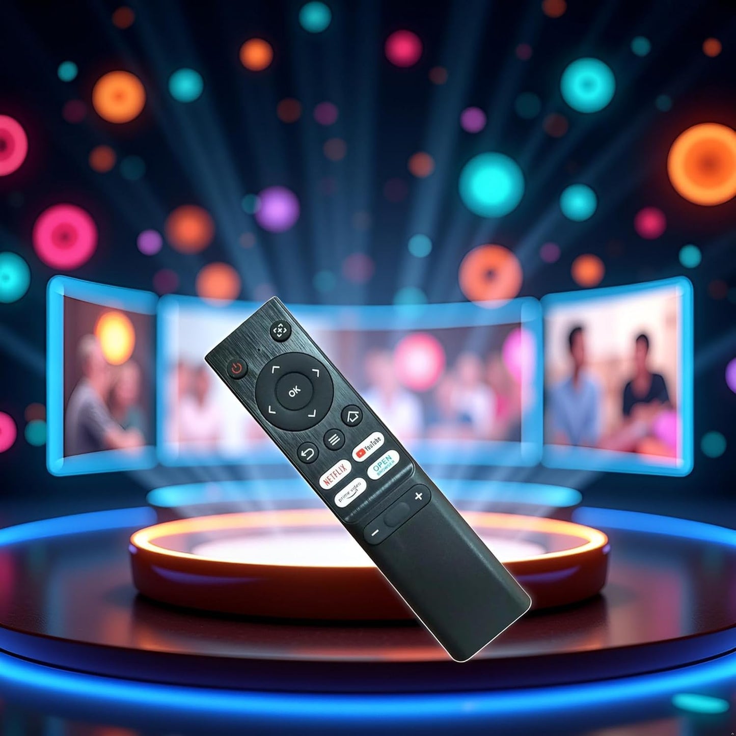 ZECARFA D1 D001 Remote Control for Aurzen EAZZE Mini Smart Portable Movie Projector, Compatible Replacement Controller