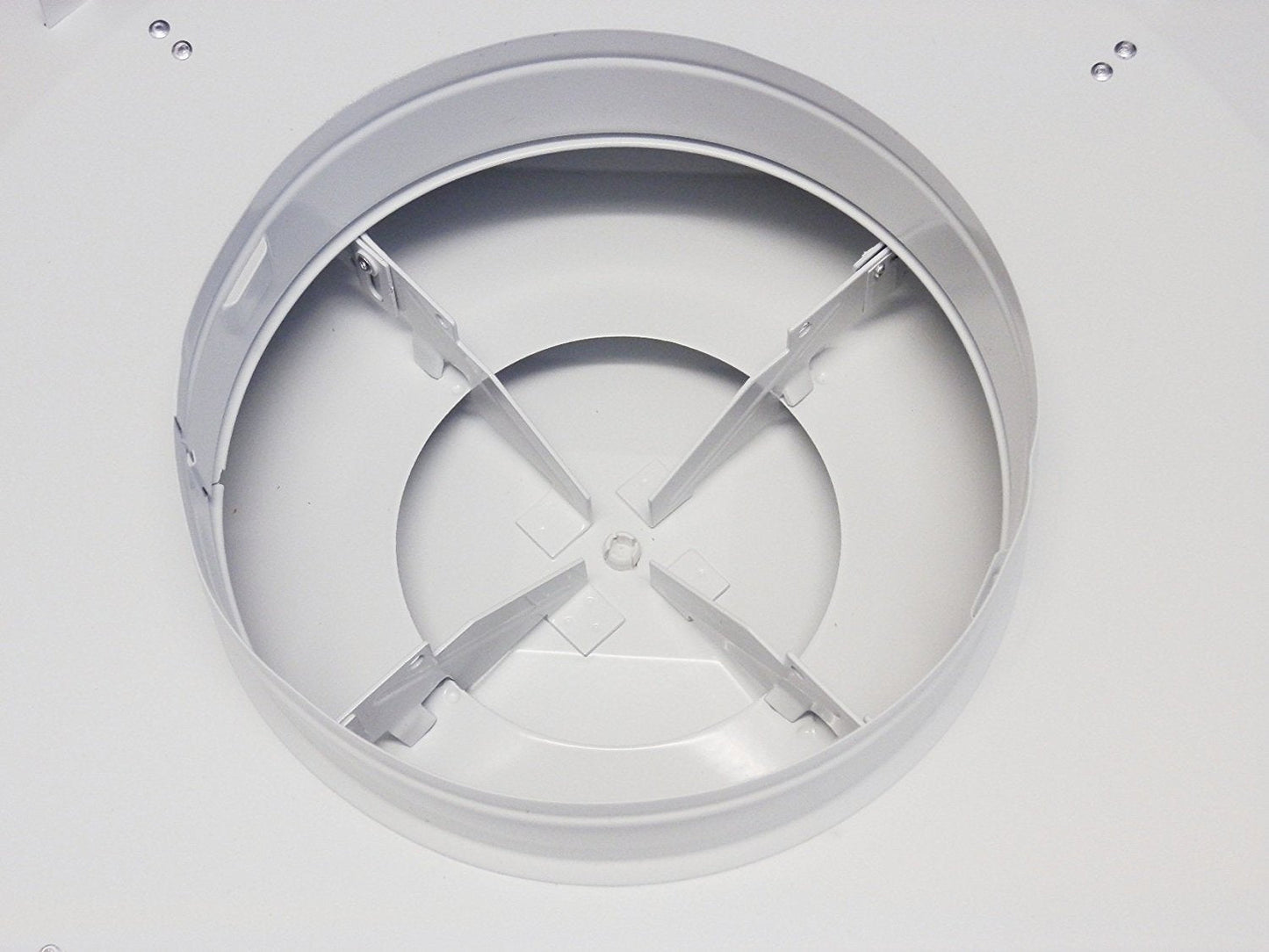 Drop Ceiling HVAC Supply Grille - for T-Bar Lay-in - 3 Coned - 24" x 24" - for 12" Vent Connection