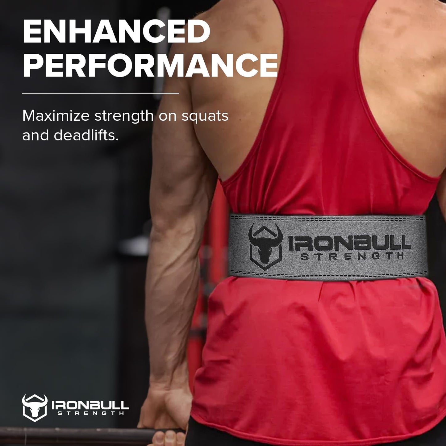 Powerlifting Belt - IPF Approved – Weight Lifting Belt 10mm - Prong Weightlifting Belt for Squats, Deadlift, and Bench Press – Lifting Belt Leather 4in for Men and Women – Back Brace for Gym, Workout, Strength Training, Strongmen & Power Lift (Grey, Large
