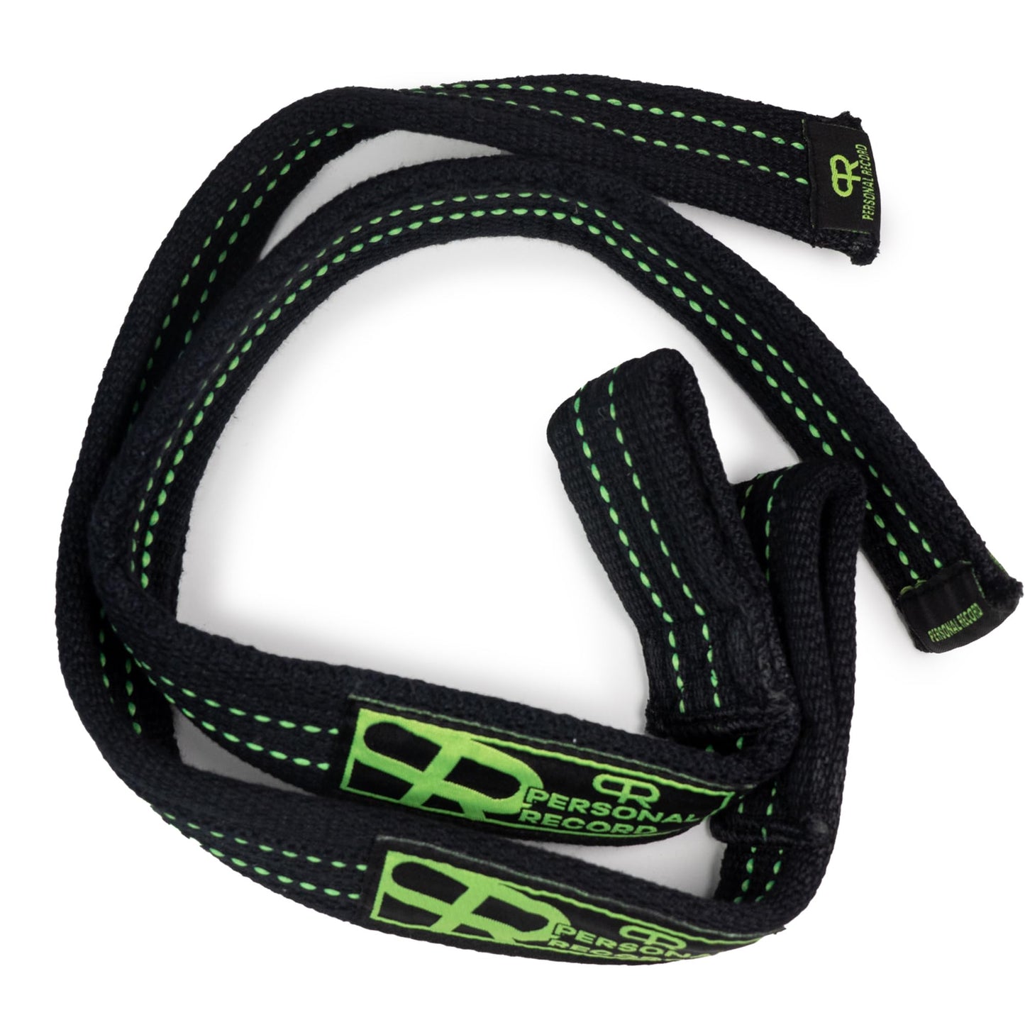 PR PR Lifting Straps for Weightlifting – Heavy Duty Deadlift Straps with Extra Thick Material for Grip & Wrist Support – Gym Wrist Straps for Powerlifting, Bodybuilding, Strength Training (Black Neon)