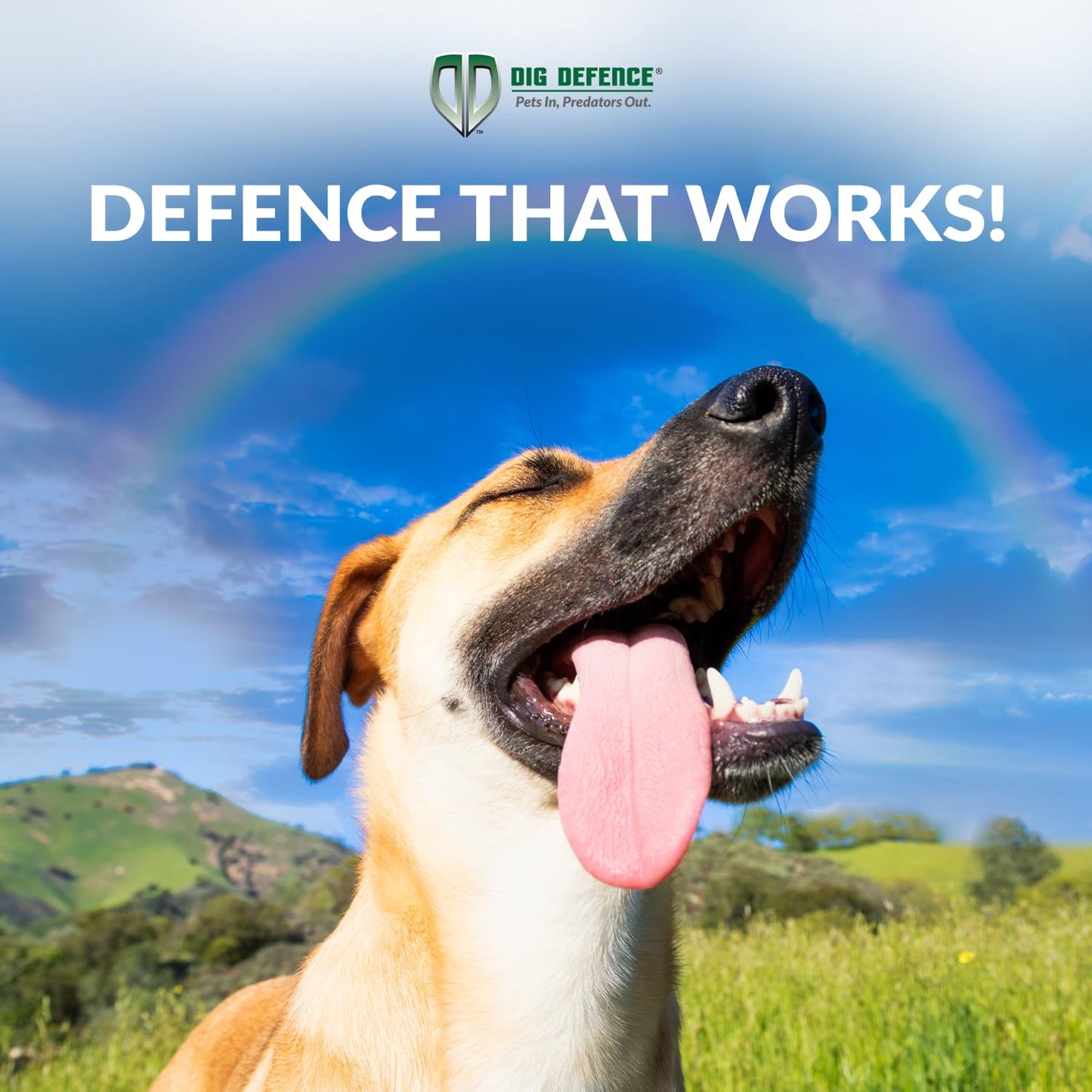 Dig Defence - Original Gate Plate - Underground Fence Gap Filler, Dog Digging Deterrent - 4 Pack with 2 SM/MD Animal Fence Barrier