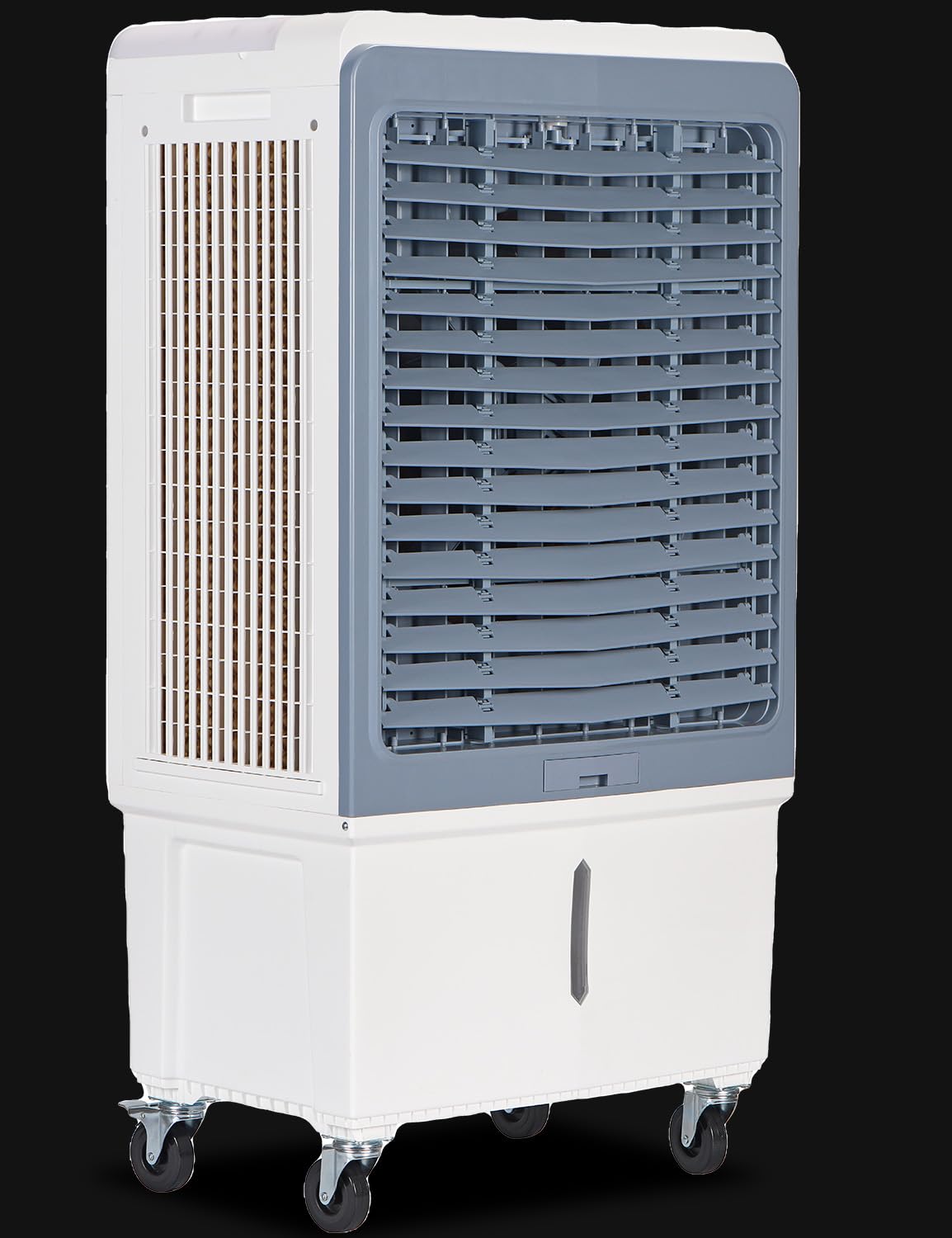 AKIRES 6500CFM Large Swamp Cooler with 14-Gal Water Tank,3-IN-1 Evaporative Air Cooler with Remote Control,4 Ice Packs,12H Timer, Evaporative Cooler for Indoor,Outdoor,Garage Use(47IN)