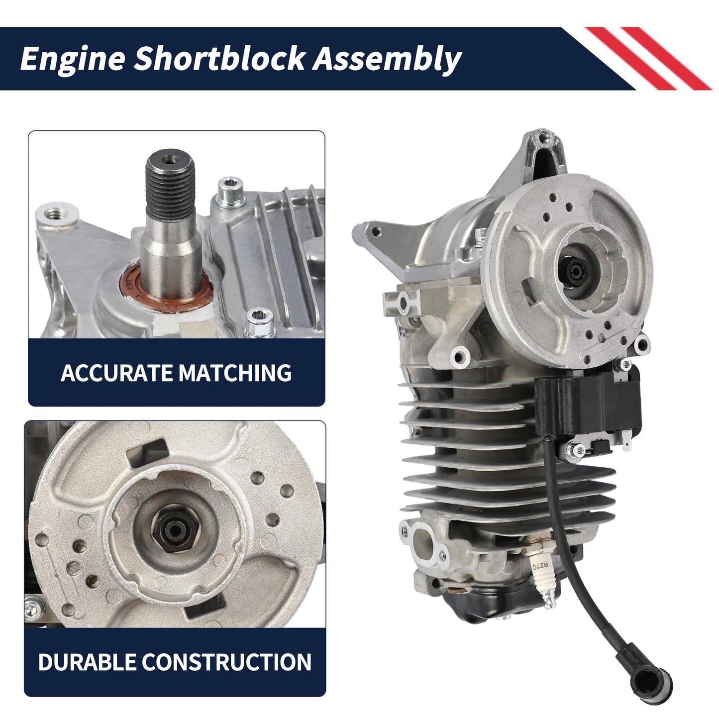 Promrmr Engine Shortblock Assembly 4283 020 0200 Compatible with Stihl BR800 BR800X BR800C Backpack Blowers Repalce 4283-020-0200