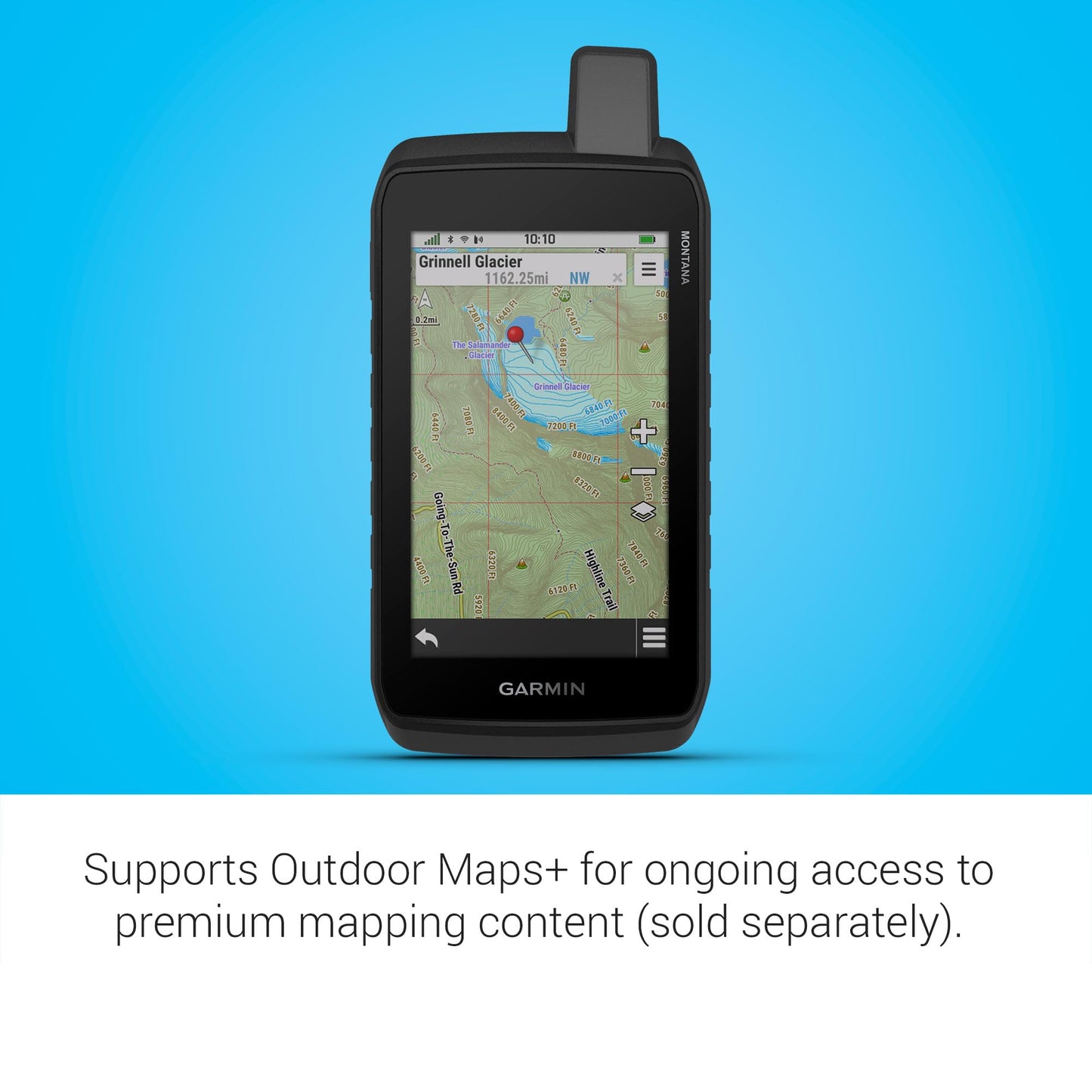 Garmin Montana® 710, Rugged GPS Handheld Navigator with Large 5-inch Glove-Friendly Touchscreen, Satellite Imagery and Maps for Routing on Roads and Trails
