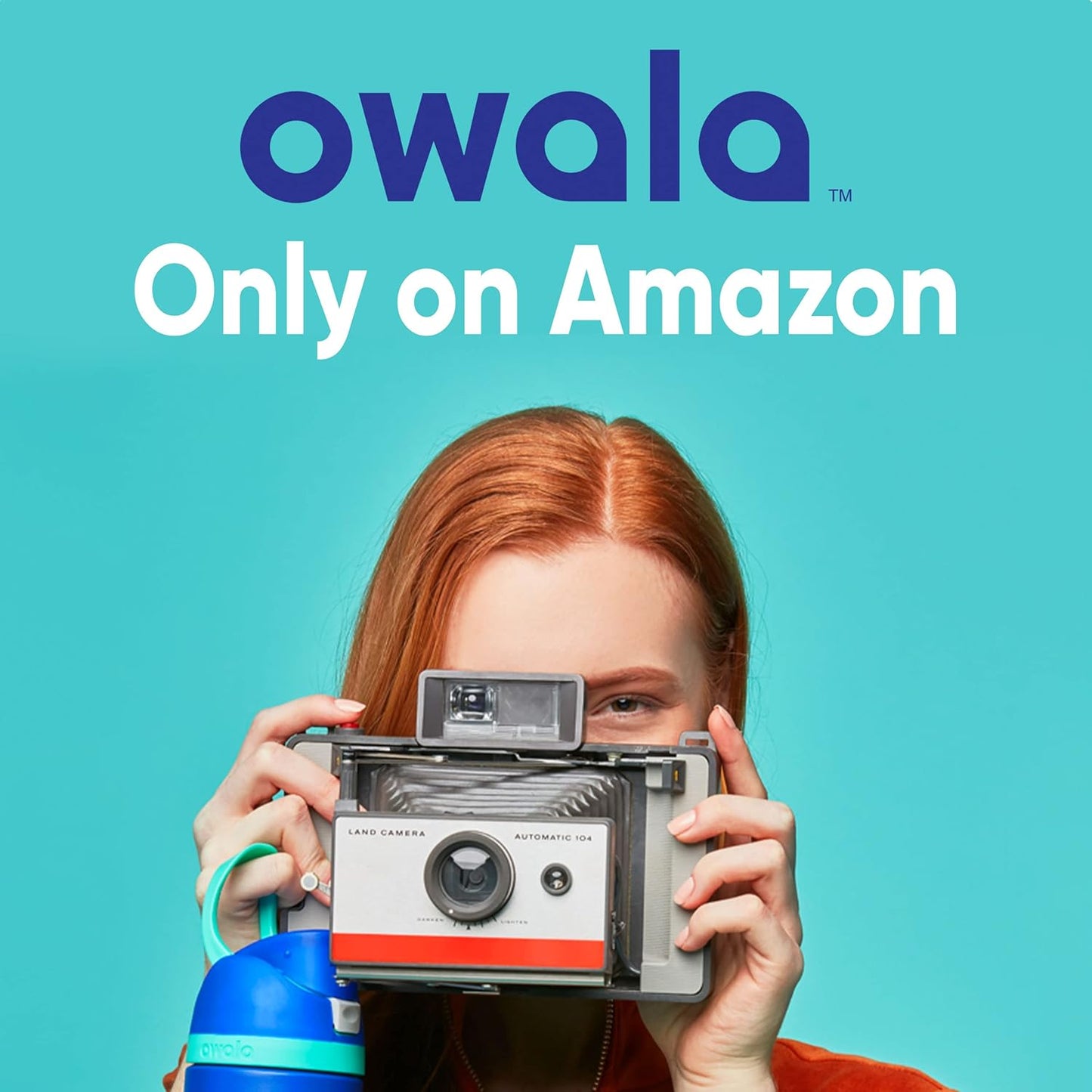 Owala FreeSip Insulated Stainless Steel Water Bottle - BPA-Free, 24 Oz, Camo Cool Design for Travel