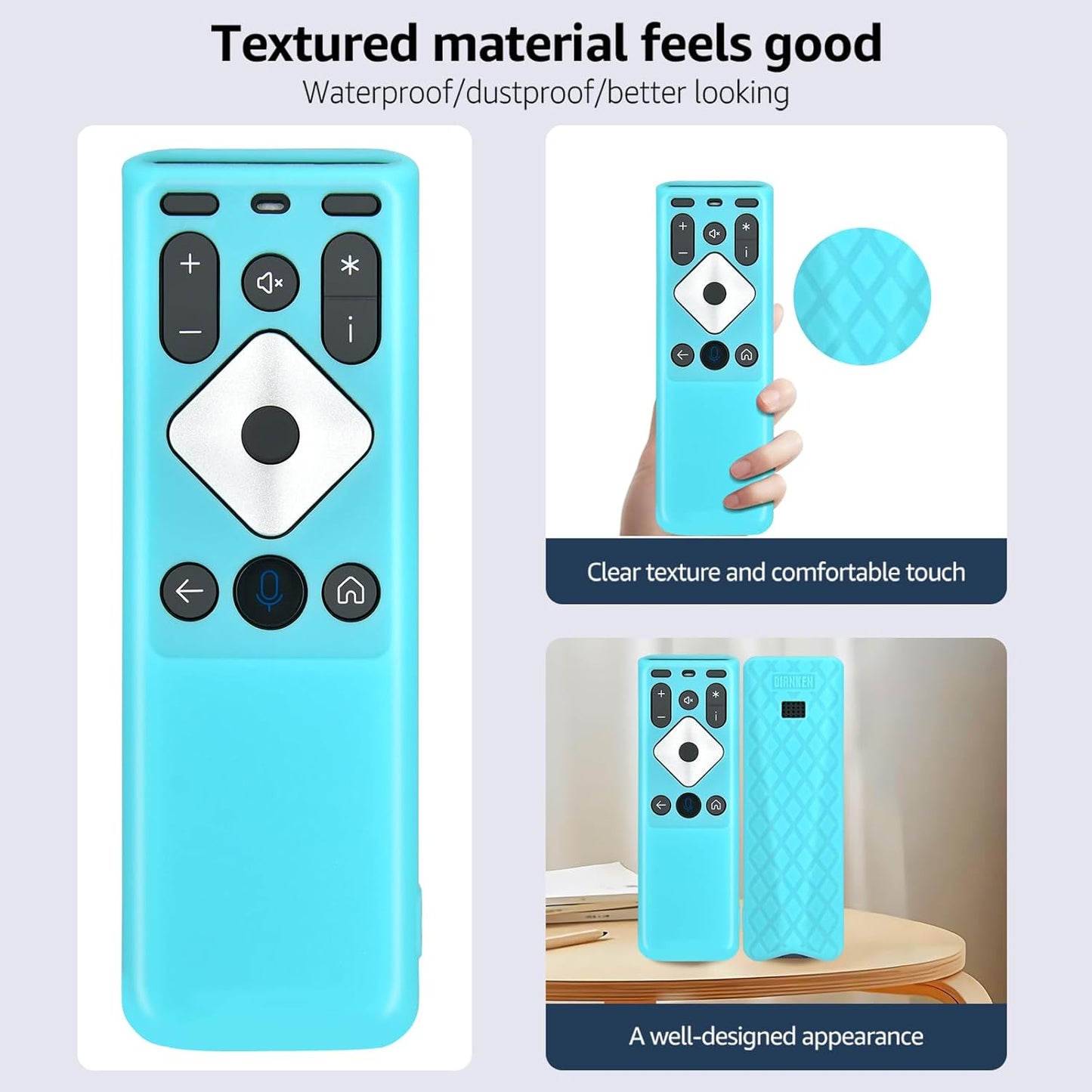 Snrigw XR16 Protective Cover for Xfinity TV Box Remote Voice Compatible with Comcast Flex Streaming Device(Glow Blue)