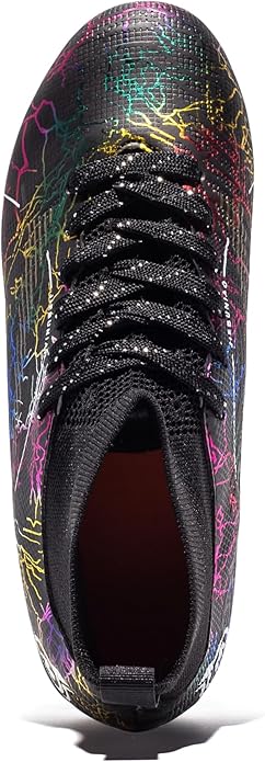 Boy Soccer Cleats Big Kids Soccer Shoes Professional Soccer Cleats Shoes,Unisex Soccer Sneakers for Little Kids Athletic