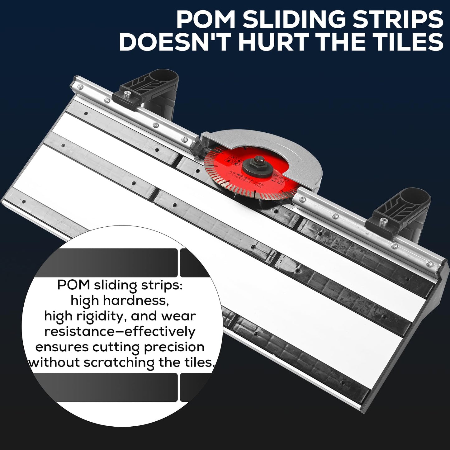 Professional 45° Tile Edge Cutter – 43 Degree Electric Chamfering Machine with Auto Water Spraying for Porcelain & Ceramic Tile Work, Labor-saving Tool