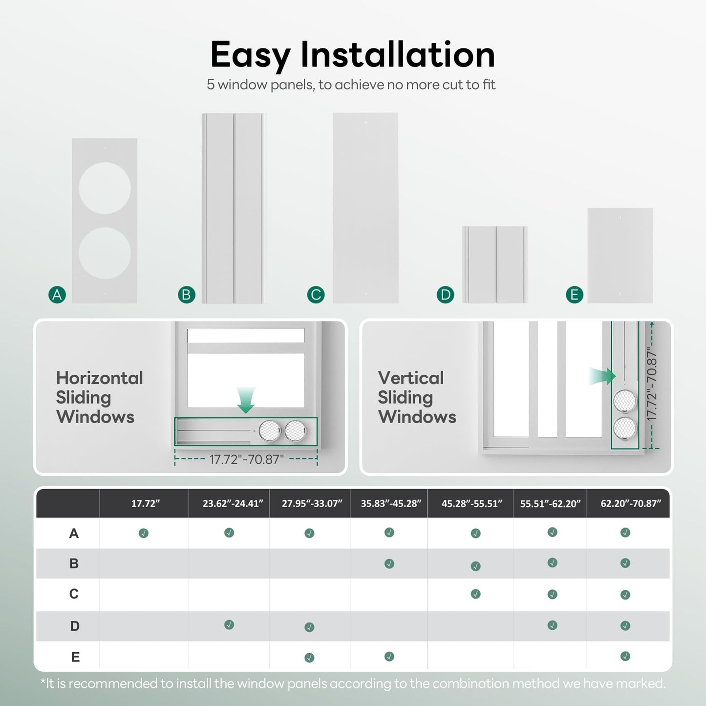 ZAFRO Smart Inverter Portable Air Conditioners, 14000 BTU (10000 BTU SACC) Dual Hose Portable AC Unit with Energy Saving/Ultra Quiet(42dB 2026)/Drainage-free Cool/APP/Remote for Multi-Scenario Use