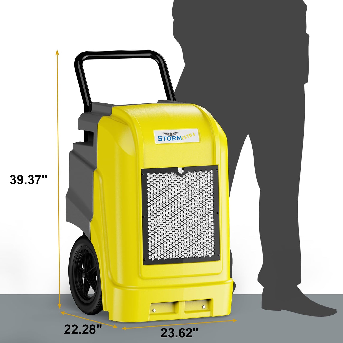 ALORAIR Commercial Dehumidifier with Pump Drain Hose, 190 Pints Industrial Dehumidifiers Large Capacity for Basements, Garages, Mall & Job Sites, 6 Years Limited Warranty