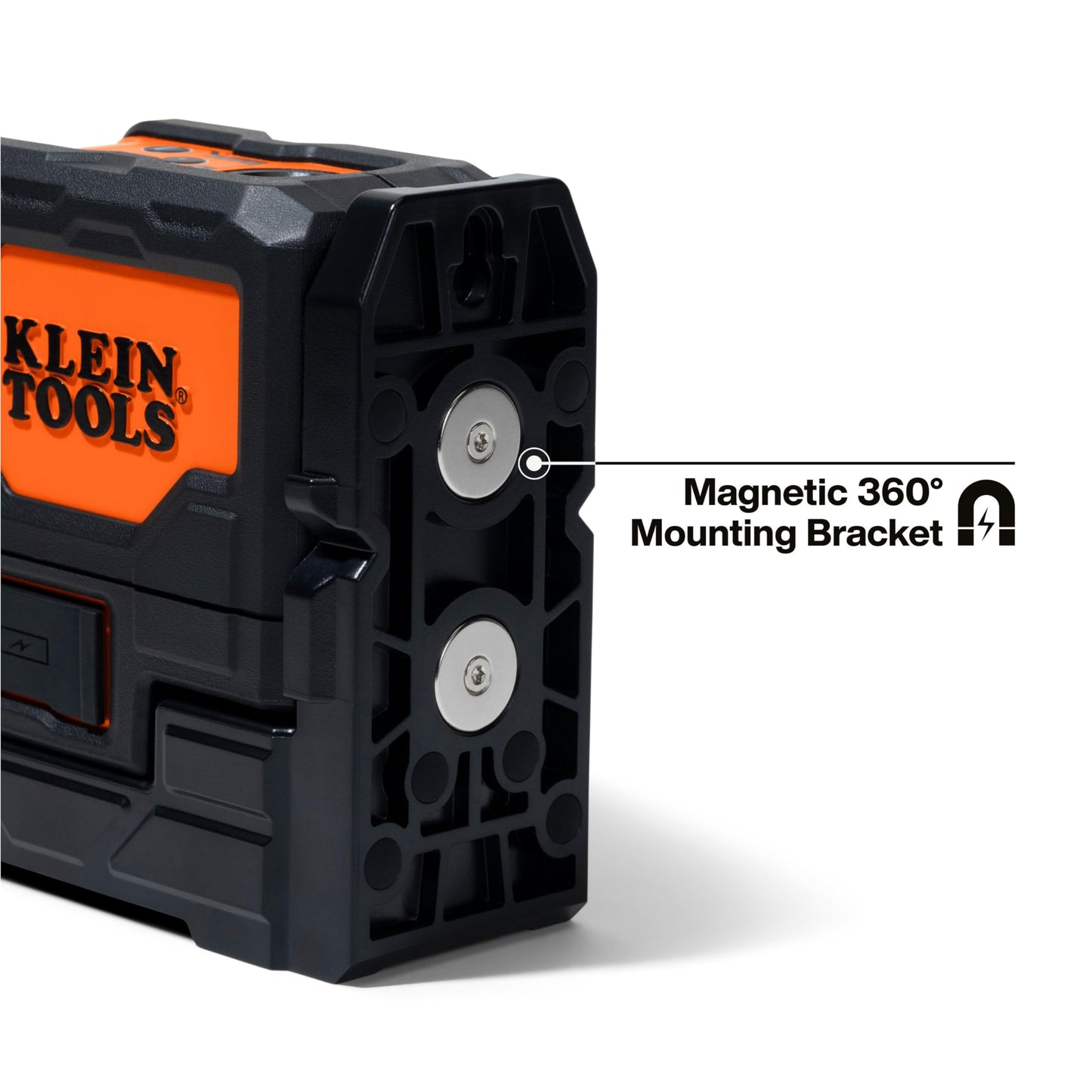 Klein Tools 93LCLS Self-Leveling Class II (≤ 1mW) Laser Level with Bright Red Cross Lines and Plumb Spot, Magnetic and Ceiling Clamp Mounting