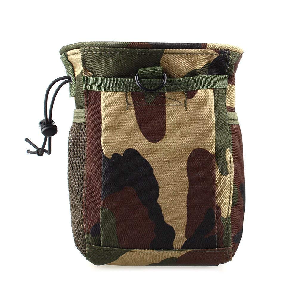 Belt/MOLLE Mini Dump Pouch/Shotshell Carrier/Chalk Bag (Woodland)