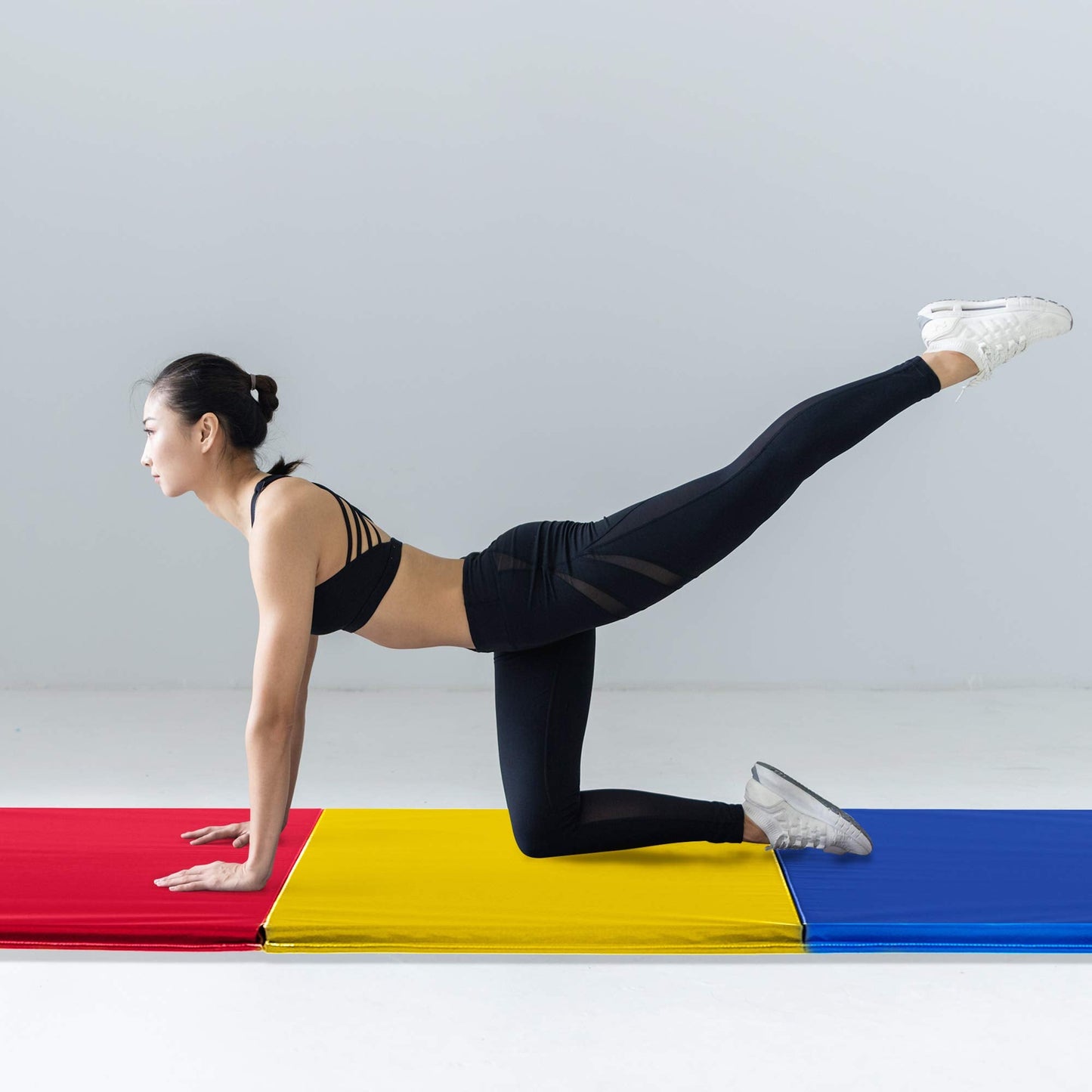 We Sell Mats - 4 ft x 6 ft x 2 in Personal Fitness & Exercise Mat for Home Workout - Lightweight and Folds for Carrying – All Purpose Home Gym Mat – Thick Mat for Yoga, Pilates, Stretches, and Floor Exercises