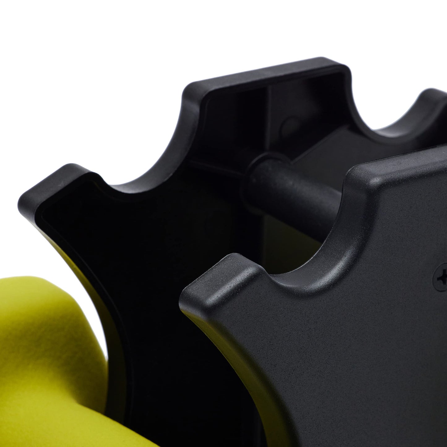 Amazon Basics Neoprene Dumbbell Hand Weights with Easy to Assemble Stand, 3 Pairs (3, 5, and 8 Pounds), Purple/Green/Yellow