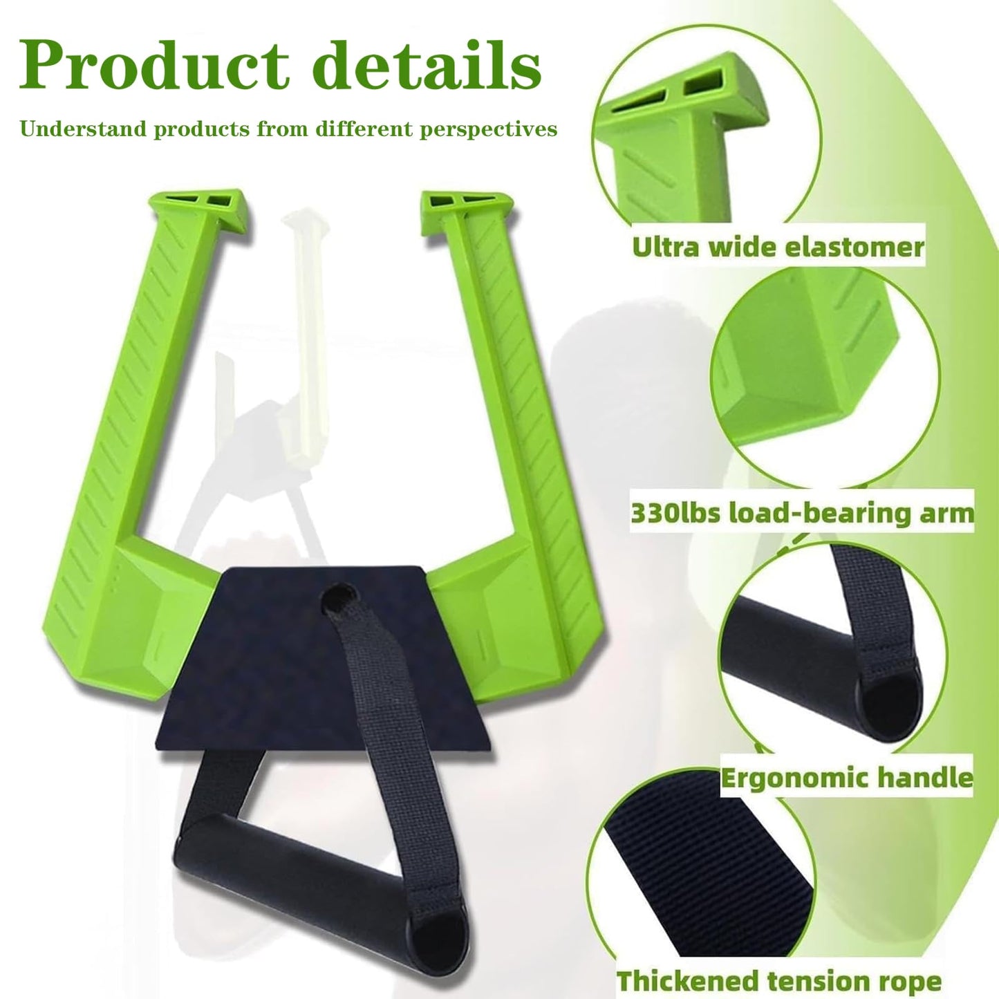 Portable Pull Up Bar,Pull Up Bar Door Frame for Work from Home Fitness.Load bearing capacity exceeding 330lbs