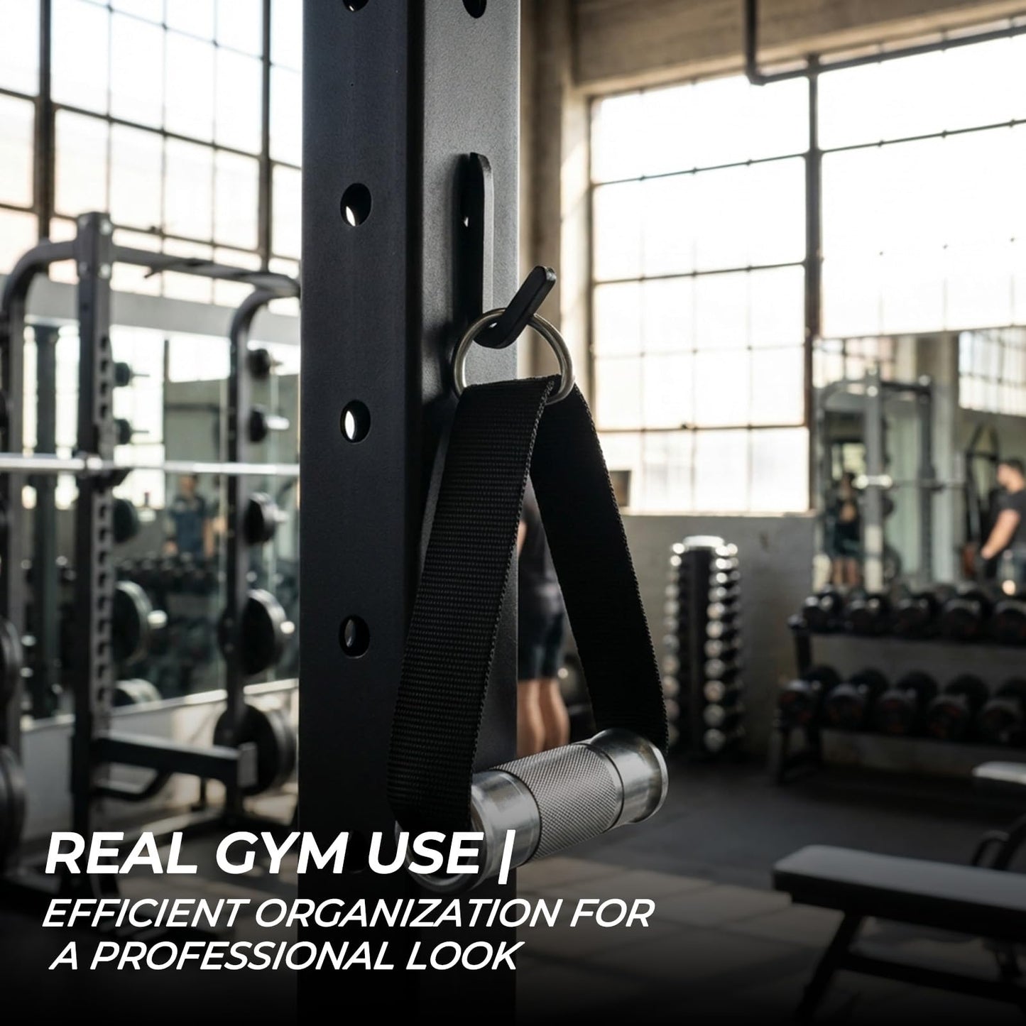 Lights Mountain Power Rack Hooks 10 Pack, J Hooks for Squat Rack, Heavy Duty Gym Storage Hooks for Resistance Bands, Belts, Chains & Cable Attachments & Accessories, Fits 5/8" & 1" Holes