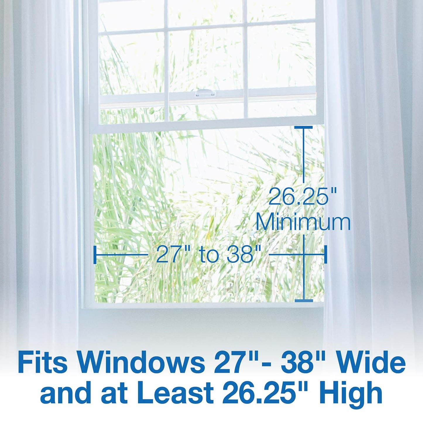Air King 20" 1/6 HP Whole House Window Fan with 3-Speeds and Storm Guards for Circulation and Exhausting Air, 9166, Black