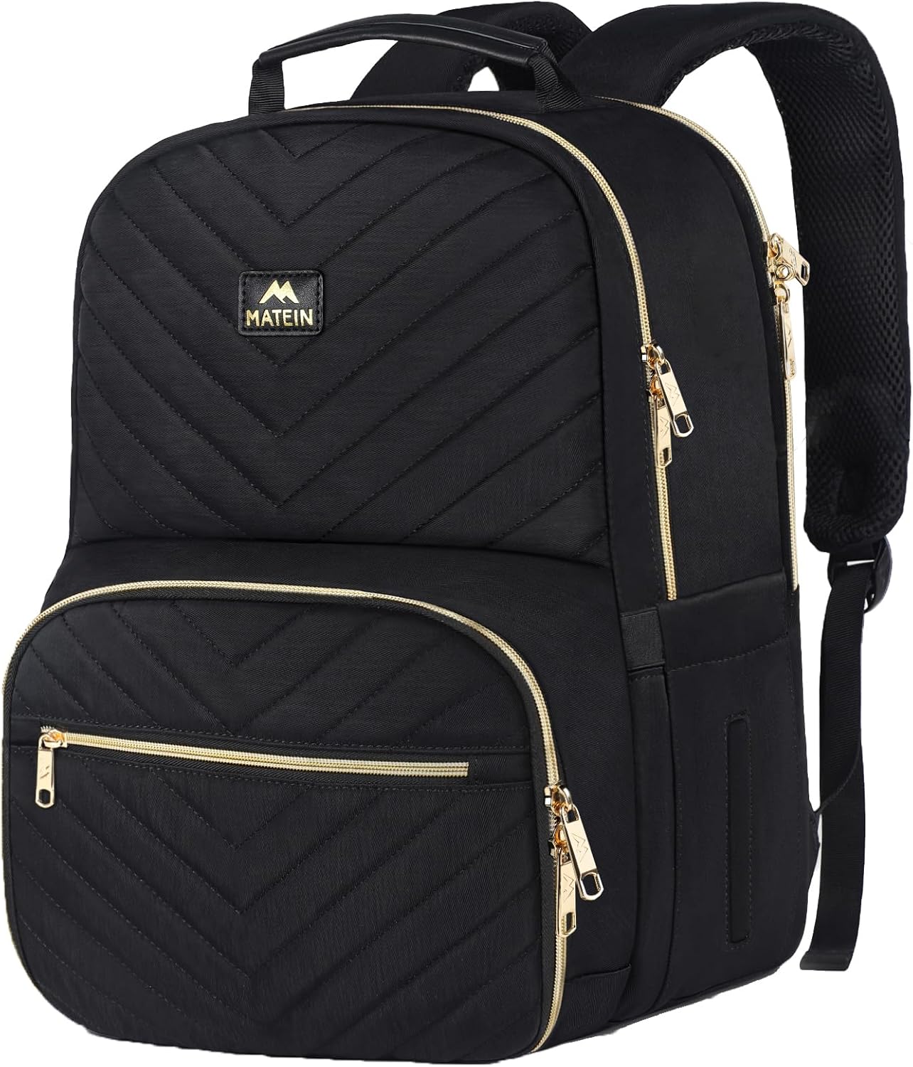 Backpack Backpack Pack 15.6 Inch Commuting, MATEIN Work with Lunch Compartment, Insulated Quilted Lunch for Women