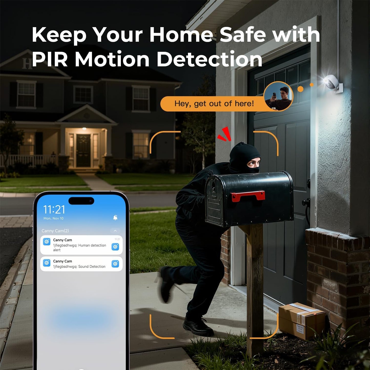 VSMAHOME 2K Vision,2-Way 24/7 128G Included),2-Pack Cameras for Home Security,Indoor/Outdoor for Baby/Elder/Pet