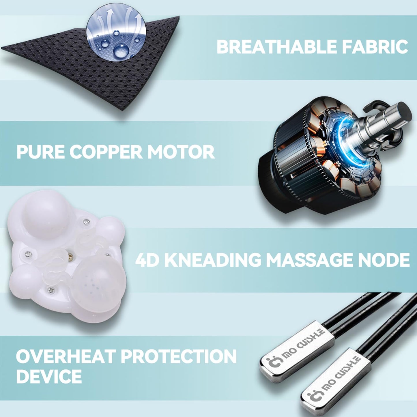 Mo Cuishle Shiatsu Neck and Shoulder Massager with Heat – Deep Kneading Massage for Relaxation – Ideal for Christmas, Mother's Day, Father's Day, Gifts for Men, Women, Mom and Dad