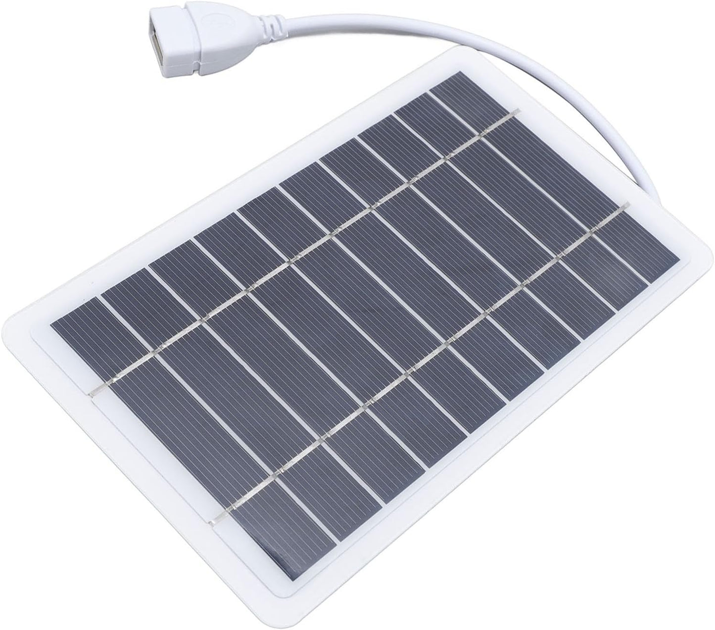 2 Solar Panel Power Bank, Monocrystalline Silicon USB Outputs High Efficiency Portable Phone Charger, with Compact Size