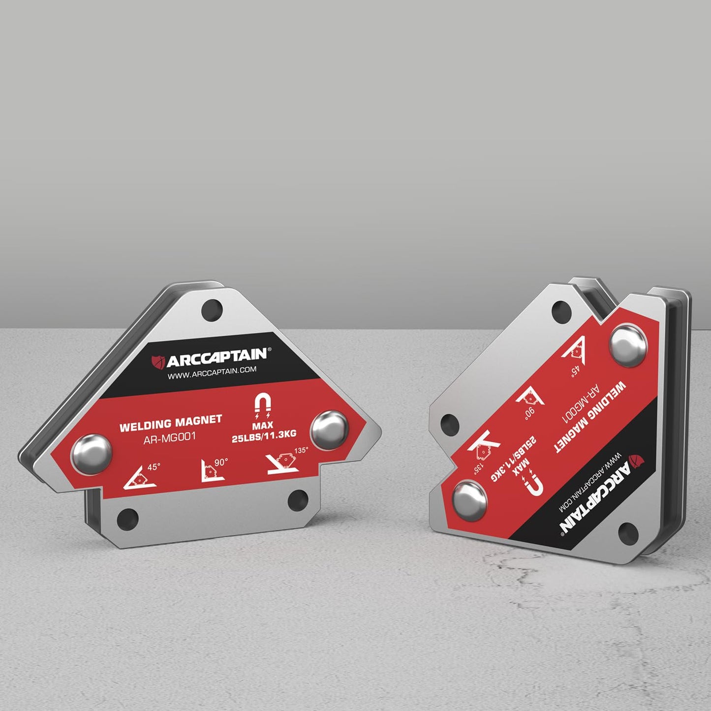 ARCCAPTAIN Stick Welder 200A & Welding Magnets 2pcs 25LB