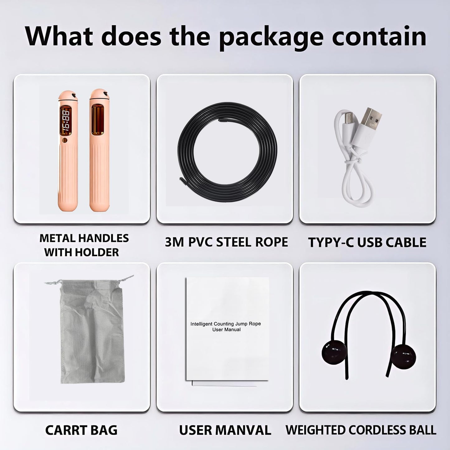 Smart Jump Rope,Cordless Jump Rope with LCD Display Counter,APP Data Analysis,Cordless Ball Counterweight Skipping Rope,Suitable for Women, Men, all Age Groups Adjustable Skipping Rope (Pink)