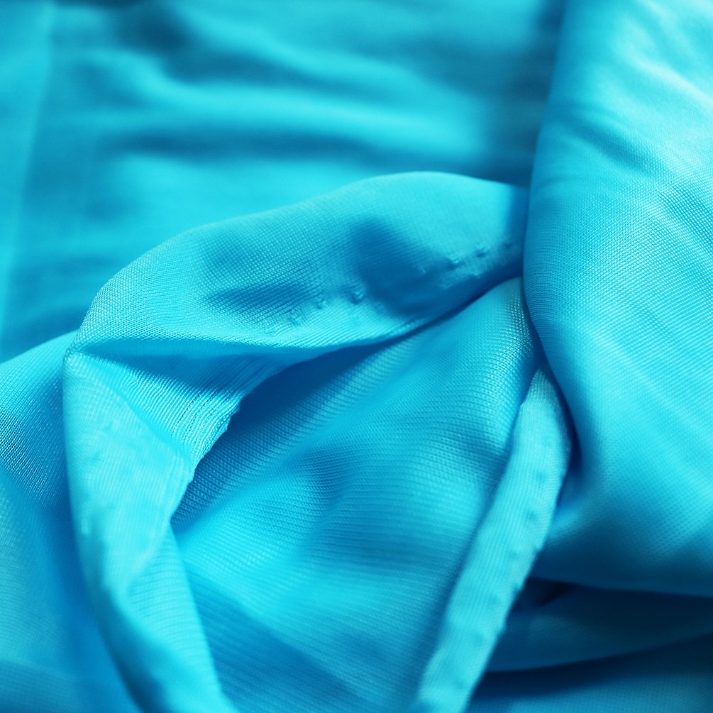 Wellsem Deluxe 5.5 Yards x 3 Yards Yoga Flying Swing Aerial Yoga Hammock Silk Fabric (Sky Blue)