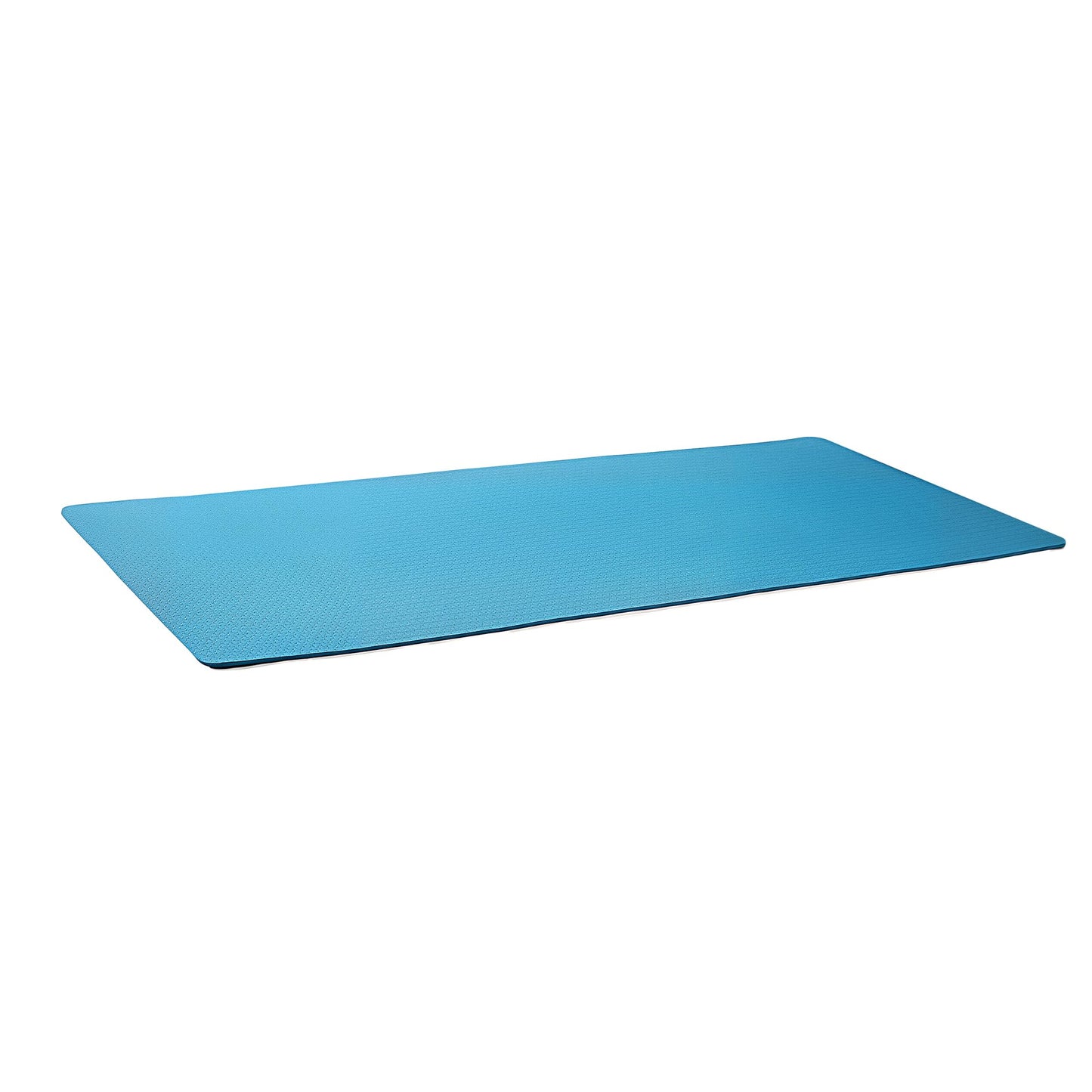 Amazon Basics 0.25-inch Thick TPE Exercise Yoga Mat with Carrying Strap, Aqua