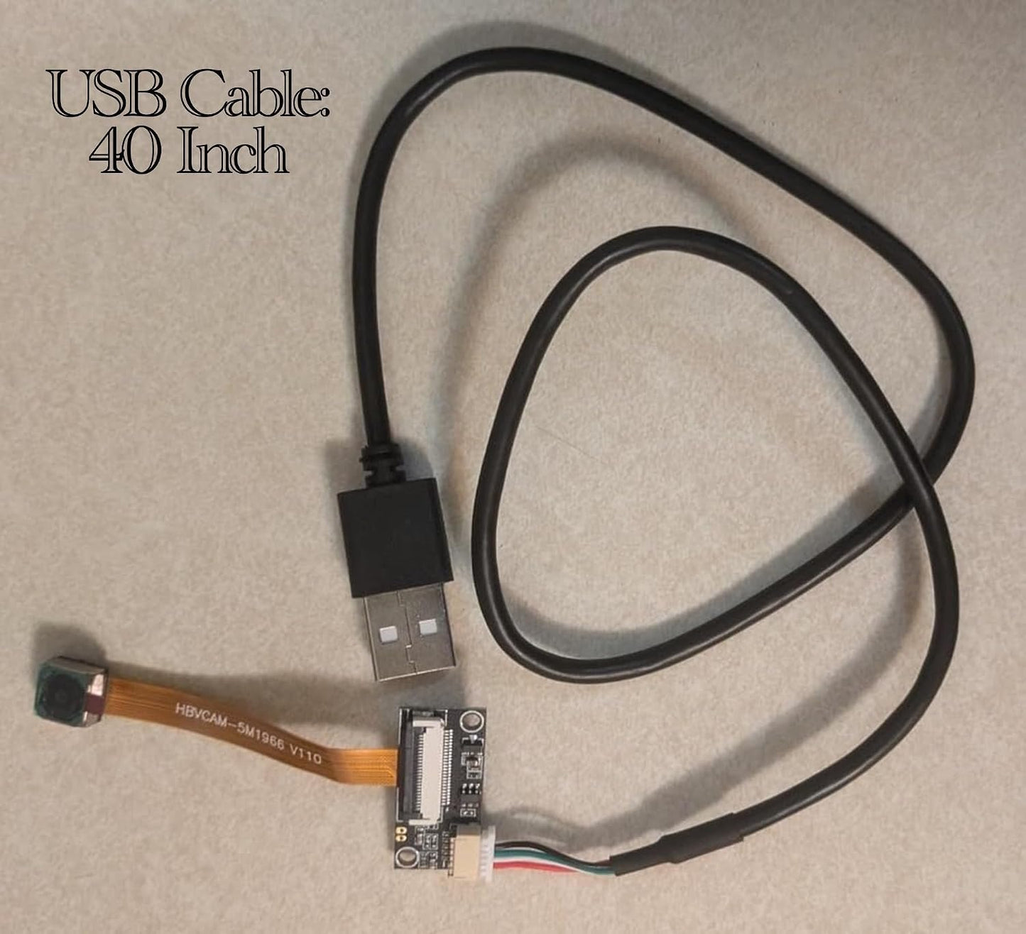 RQG OV5640 5MP 2592 1944P 15FPS 60 USB Camera Module, HD * Camera Module, Auto Focus, View Angle, OTG UVC for Windows