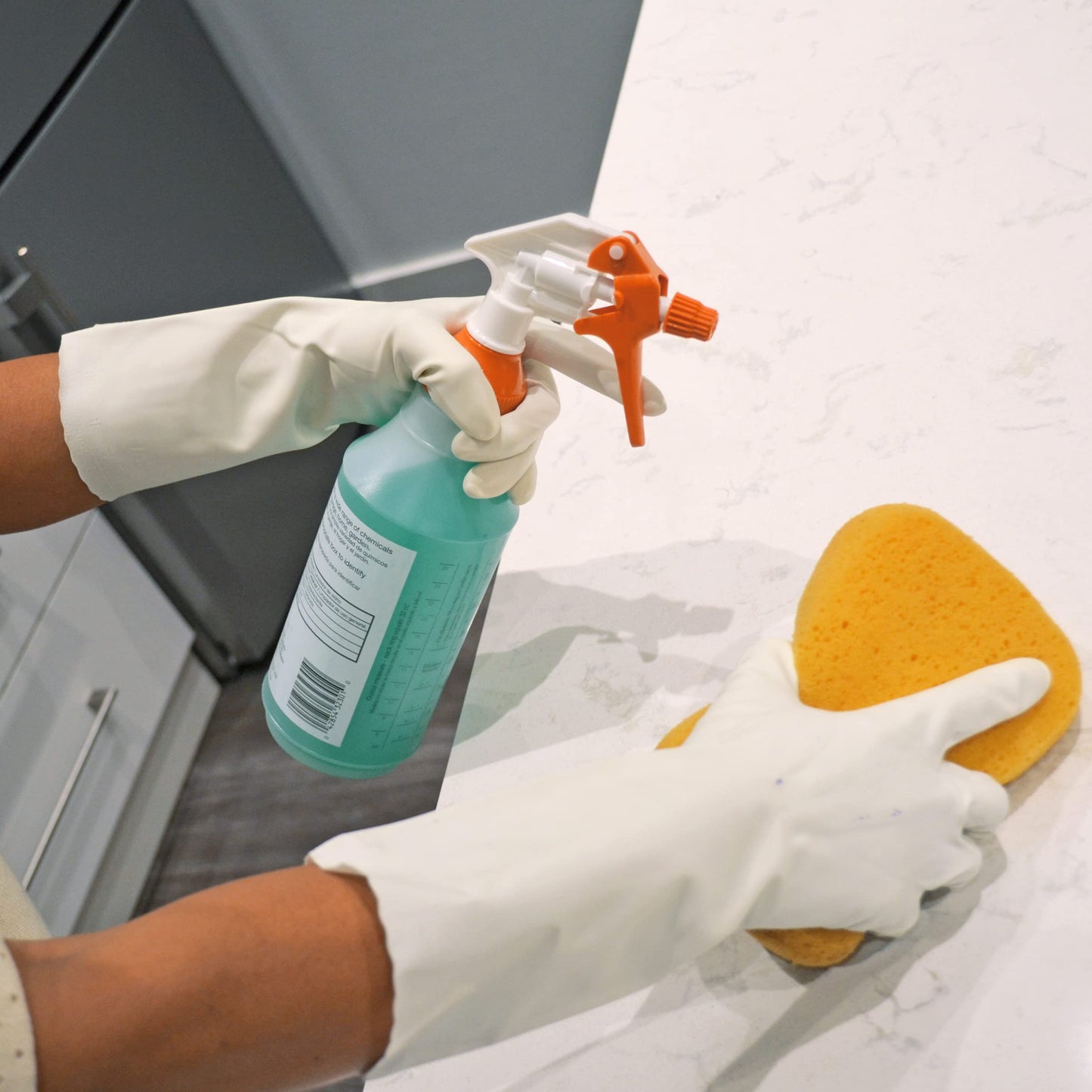 Soft Scrub Premium Comfort Latex Free Household Cleaning Gloves, Medium