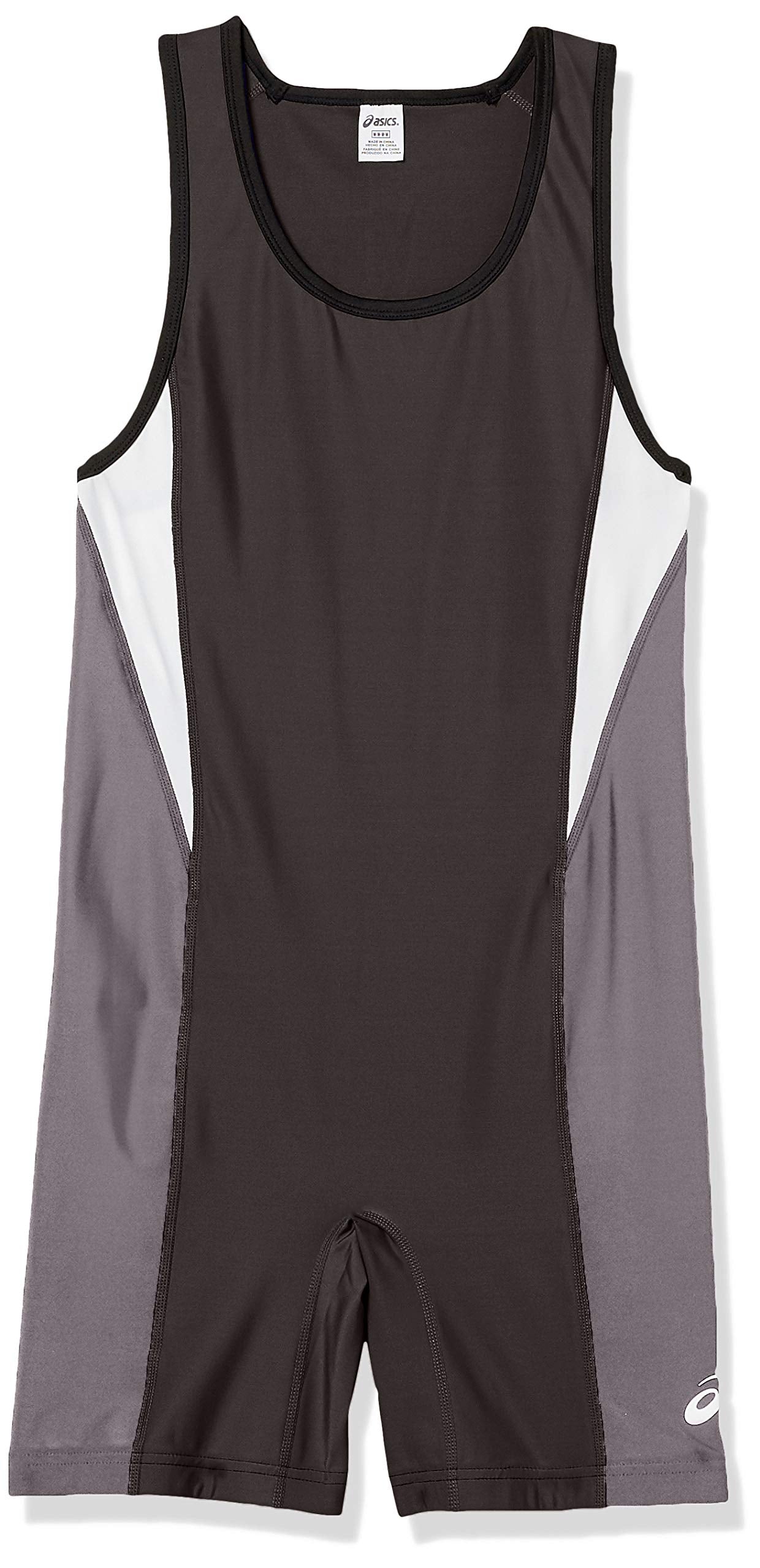 ASICS Legit Wrestling Singlet, Black/Steel Grey, X-Large