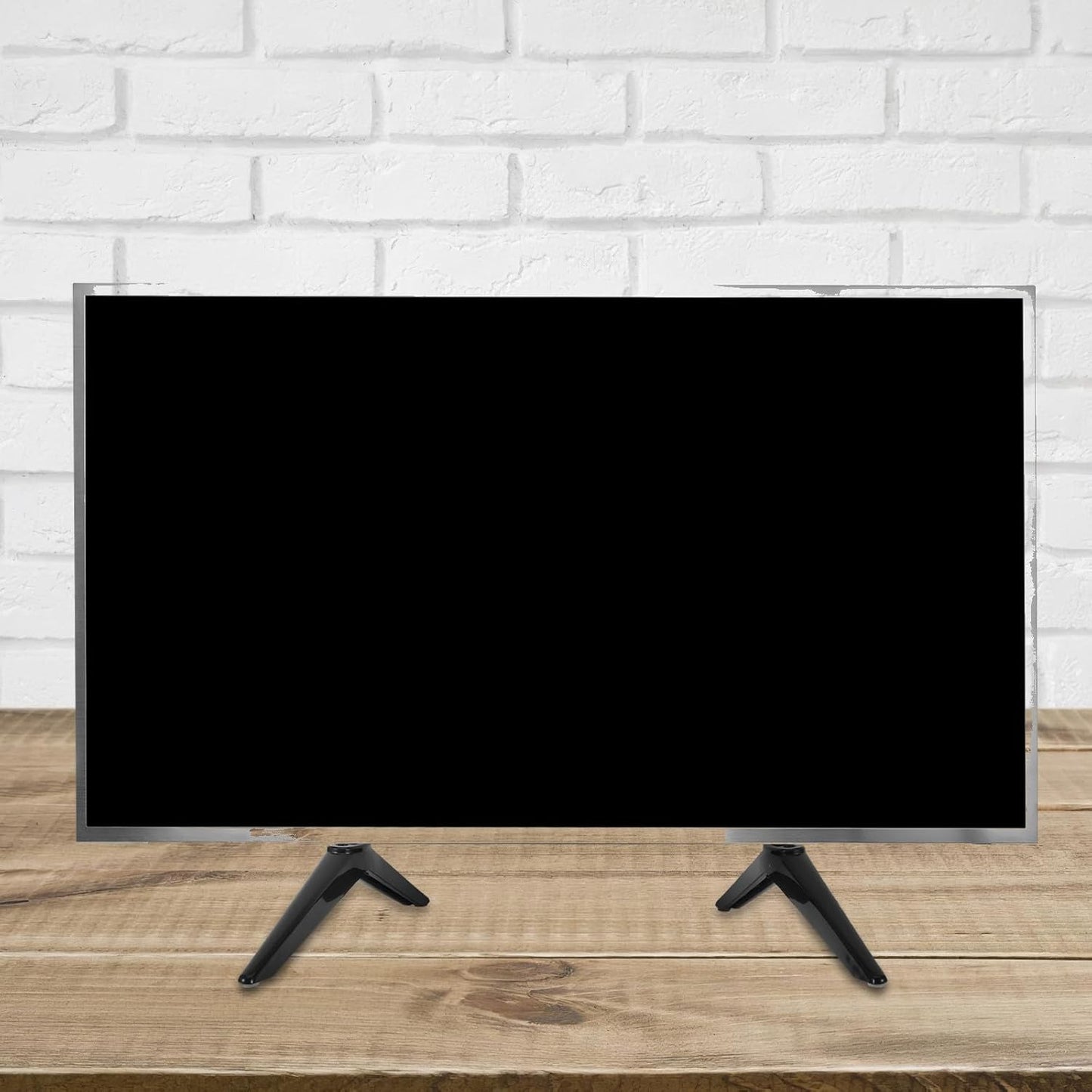 BESPORTBLE 1 Set 28-65 Inch TV Stand Legs: No Drill Smart TV Tabletop Base Support/Leg Stand Non-Slip Compatible