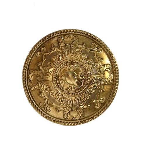 BEQUZON 7.87'' Brass Canopy for Chandelier Pendant Light, Gold Rustic Mounting Plate Kit for Hanging Ceiling Lights