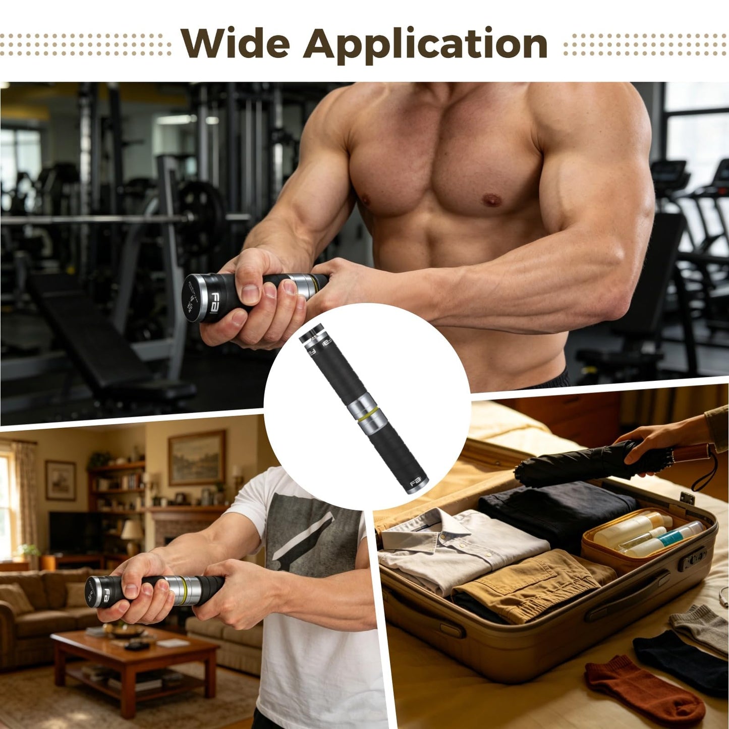 Aluminum Alloy Adjustable Grip Wrist Strengthener with Protective Tape Wrapping, 9.8 x 1.5 in Stepless Grip Strength Trainer with Knob Adjustment, Black Portable Forearm Exerciser for Rehabilitation