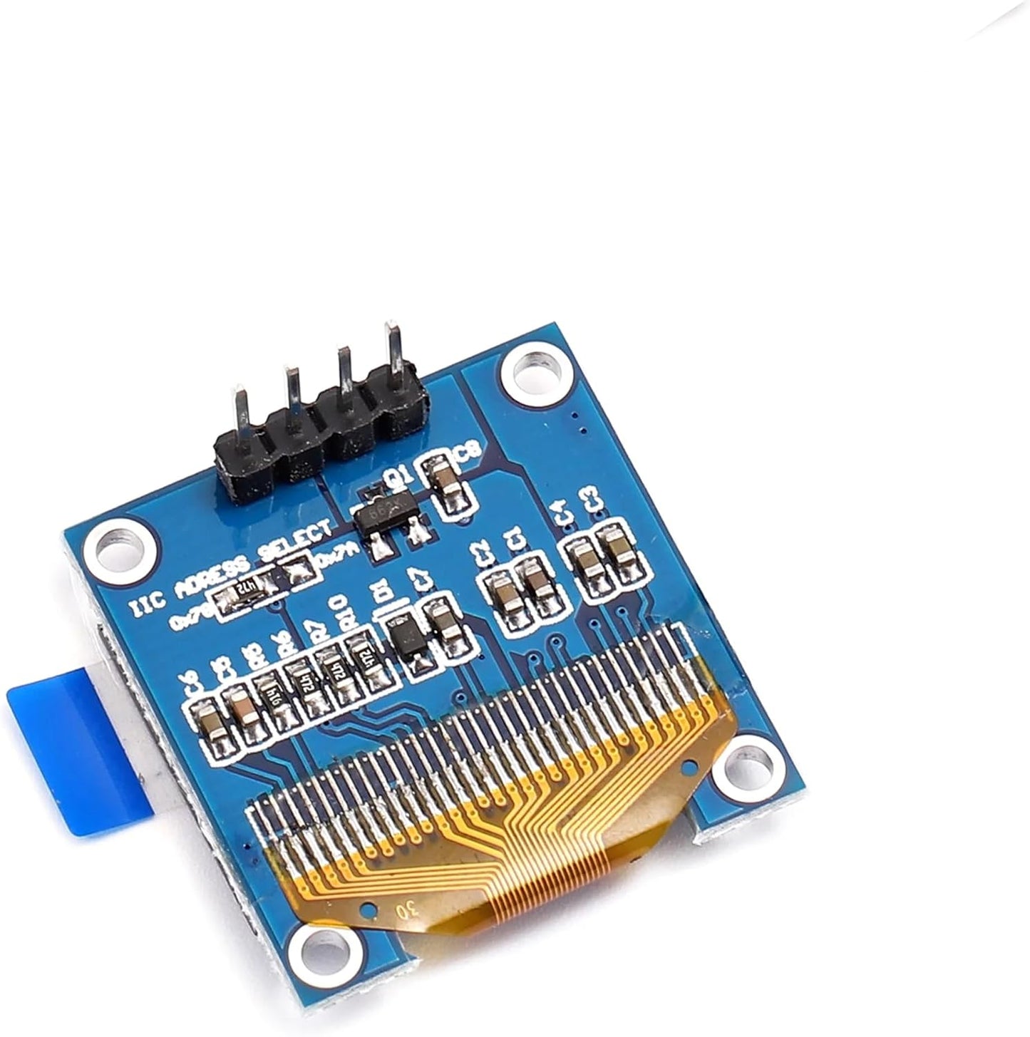 0.96 inch 12864 128X64 I2C SSD1306 4 Arduino(5pcs, Teyleten Robot LCD OLED Display Board Module IIC Driver Pins