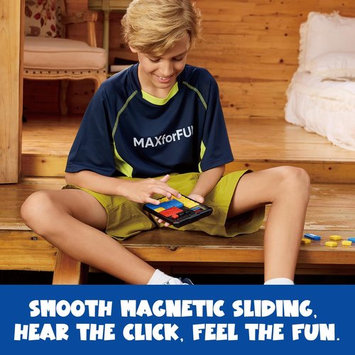 GiiKER Super Slide Puzzle Game - 500+ Challenges Brain Teaser for Kids & Teens | Perfect Travel Toy