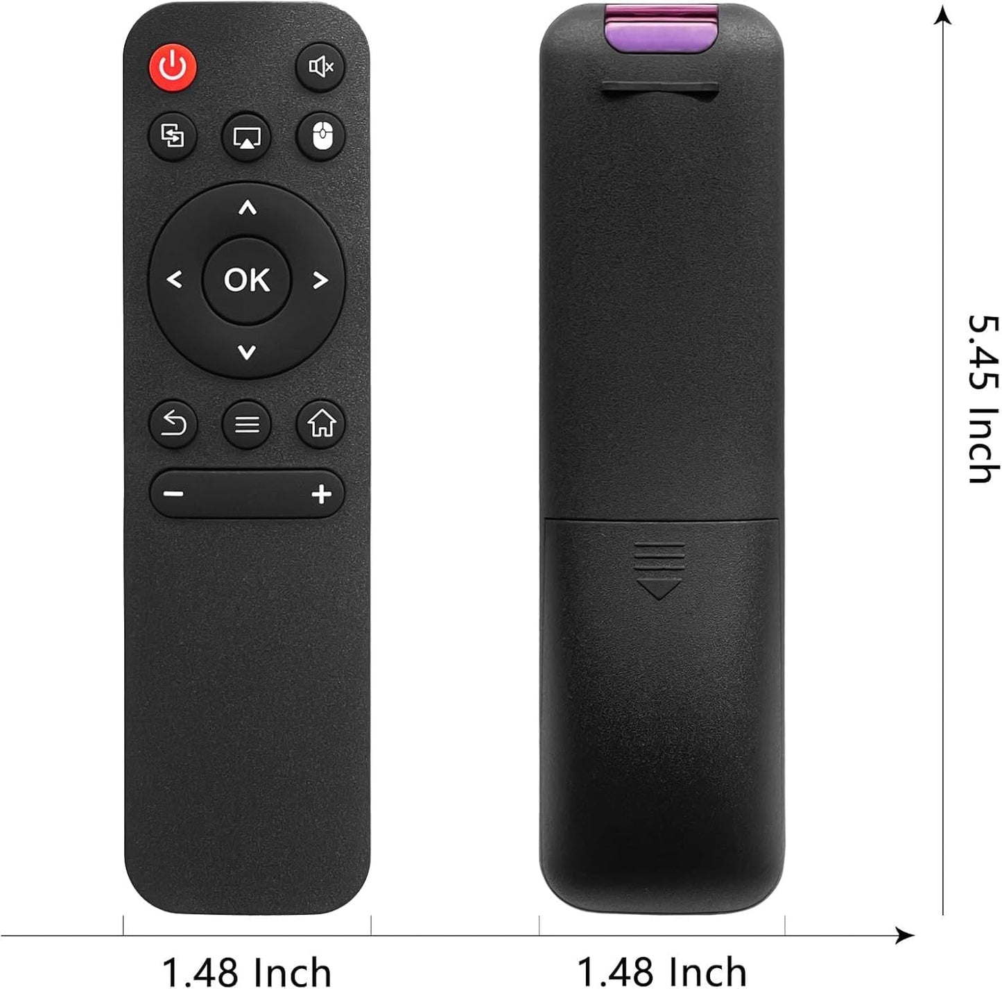 AOERUOW P2 Replacement Remote Control Compatible with FEARWIKY Portable Mini Movie Projector