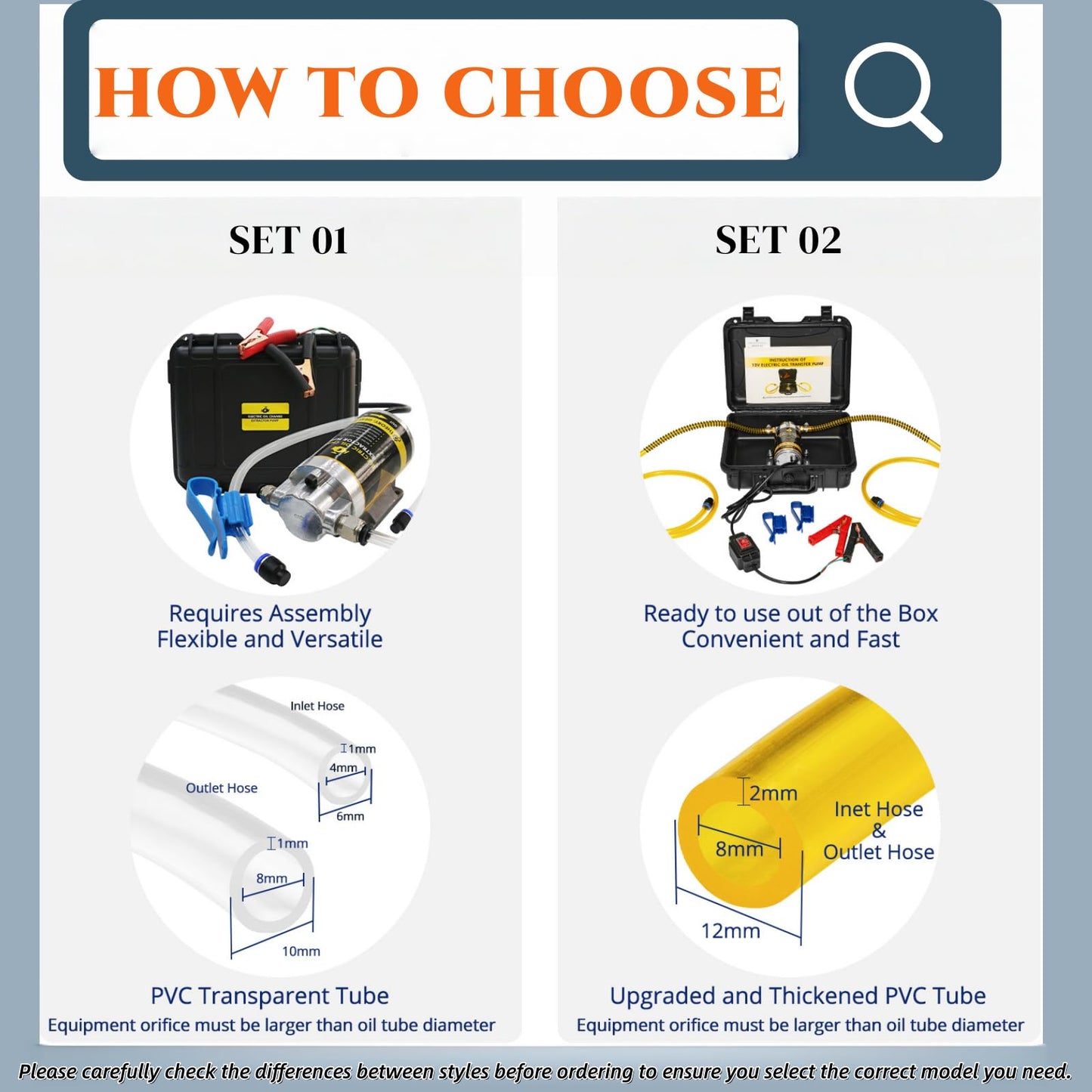 steauty 12V/24V 100W Oil Change Pump Set, Fast 1-4L/min Flow Oil Transfer Pump with Yellow Battery Adapter Compatible with DEWALT 20V/18V Battery, Fluid Transfer for Trucks, Boats, Lawnmowers