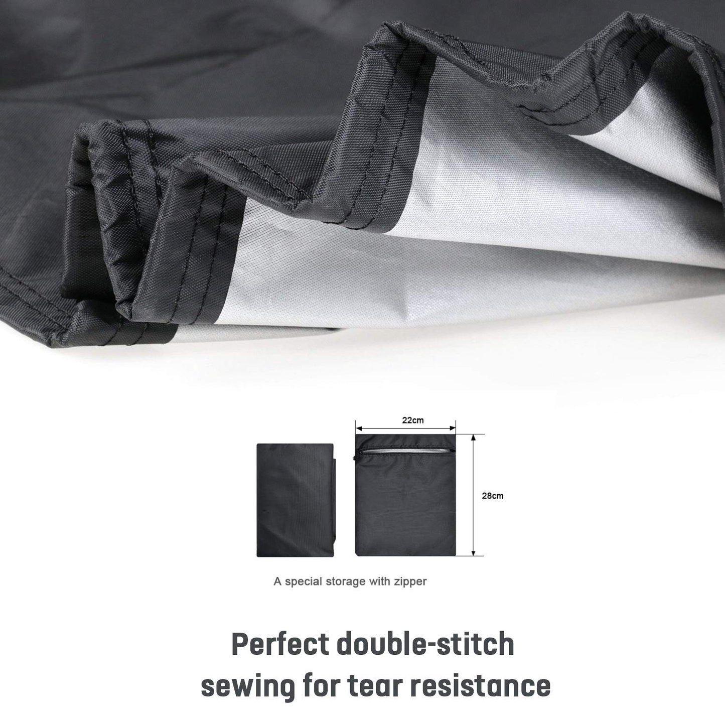 POMER Treadmill Cover, 81x37x67 inch Dustproof Oxford Fabric with Zipper Running Machine Protective Cover for Non-Folding Home Treadmill