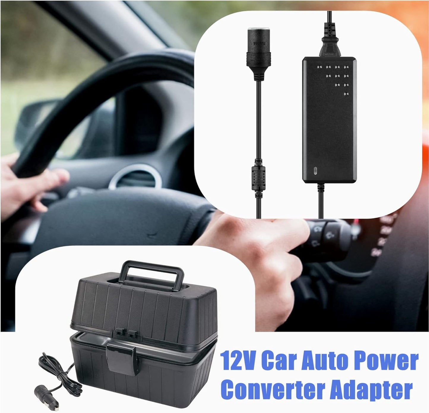 CJP-Geek 100V 240V 12V 8A 96w AC to DC Power Supply ~ to Replacement for Car Lighter Household Socket Car Vacuum