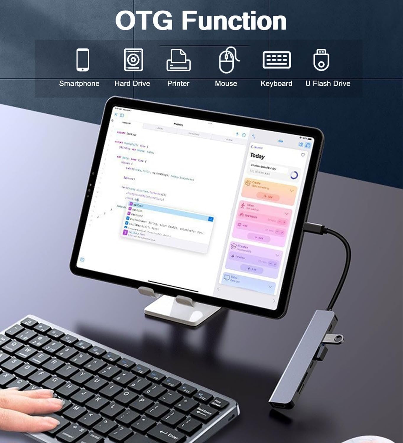vienon 9 1 4K 100W USB C Hub HDMI Adapter for Monitor, in USB Type C Laptop Docking Station with HDMI, SD/TF Card
