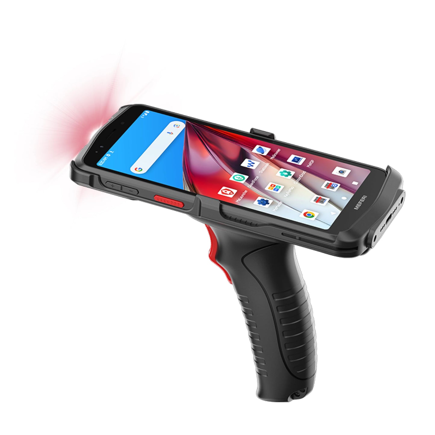 MEFERI ME61 Android Barcode Scanner with Pistol Grip and Charging Cradle, Equip SE4710 Scan Engine, PDA Handheld Mobile Computer, 1D 2D QR, Wi-Fi 4G BT GPS NFC, 6" Full-Screen, PDA for WMS