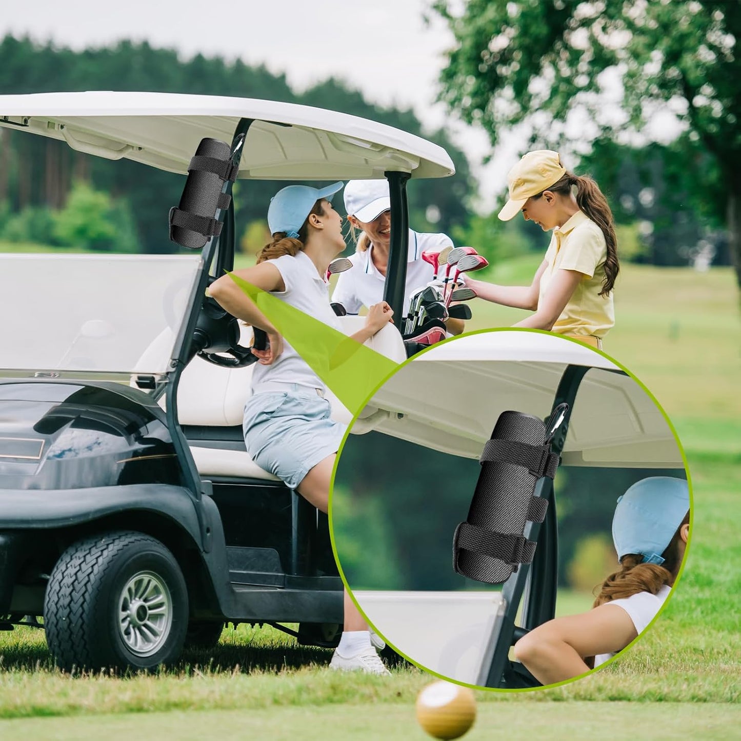 Bagentry 21.2'' 15.3''/54 39 CM x x Golf Cart Speaker Mount Strap, Portable Speaker Holder for Bike Adjustable