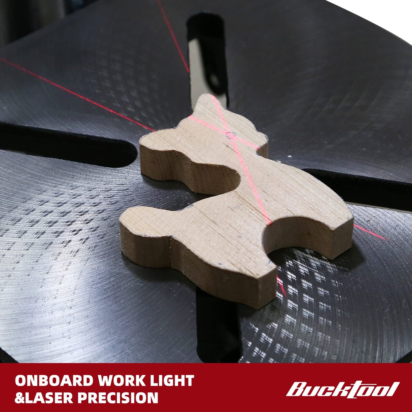 BUCKTOOL 10-Inch Drill Press 6.2 Amp 3/4 HP Bench Drill Press 5-Speed Benchtop Drilling Machine with LED Work Light