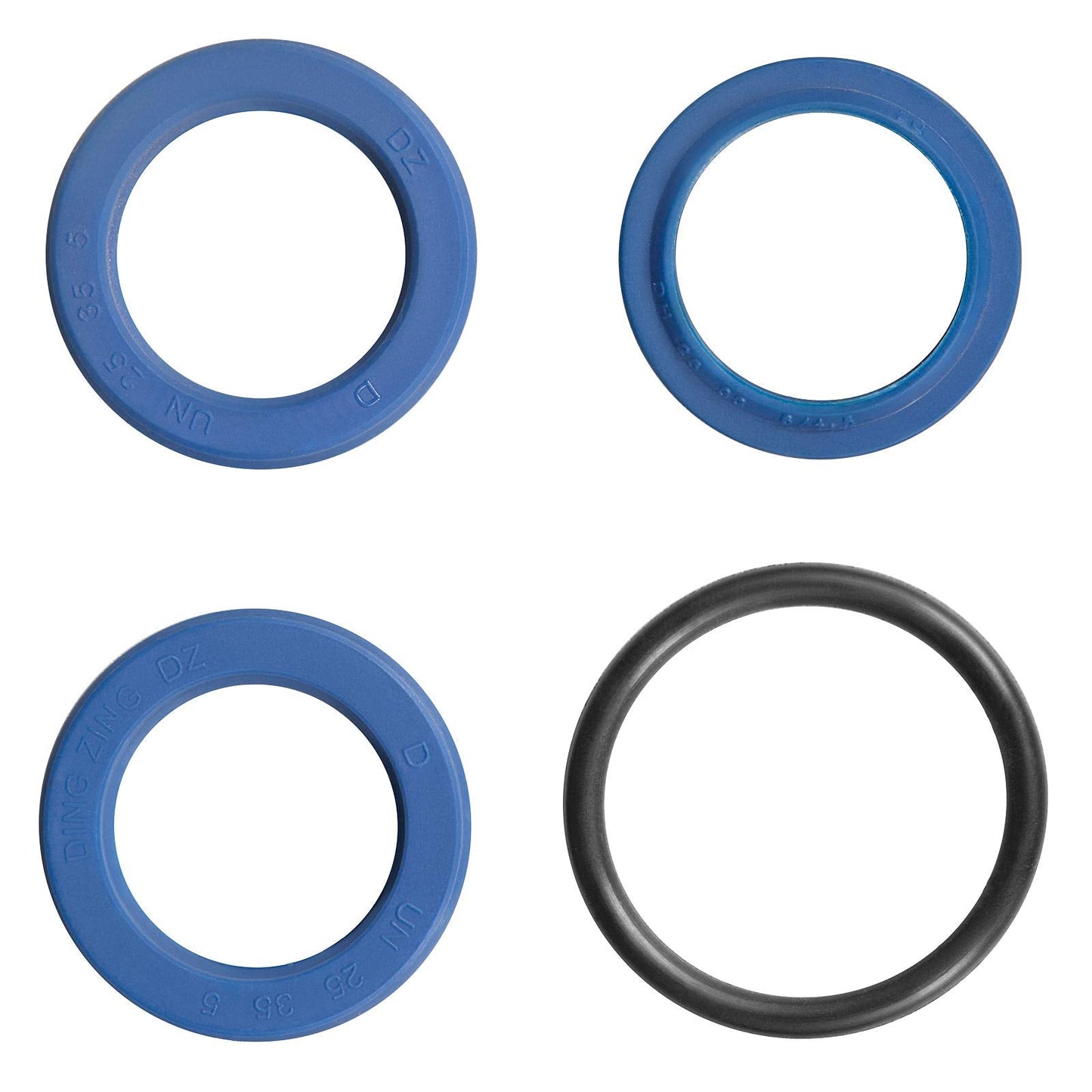 VEVOR Hydraulic Cylinder 2" Bore 36" Stroke Hydraulic Ram Cylinder Work Pressure 3000psi Welded Double Acting Cross Tube Port Size SAE6 Hydraulic Lifting Cylinder 2 x 36 inches Max Length 80 inches