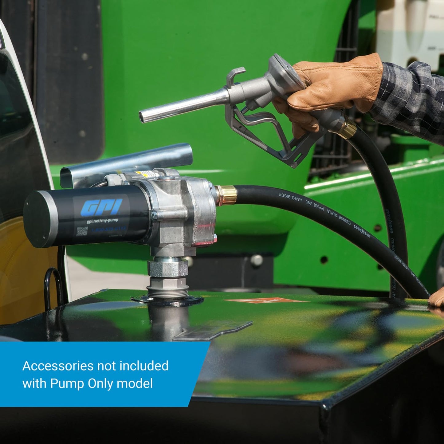GPI - M-150 Series Fuel Transfer Pump, Direct Mount- Pump Only, 15 GPM, 12 Volt (110240-02)