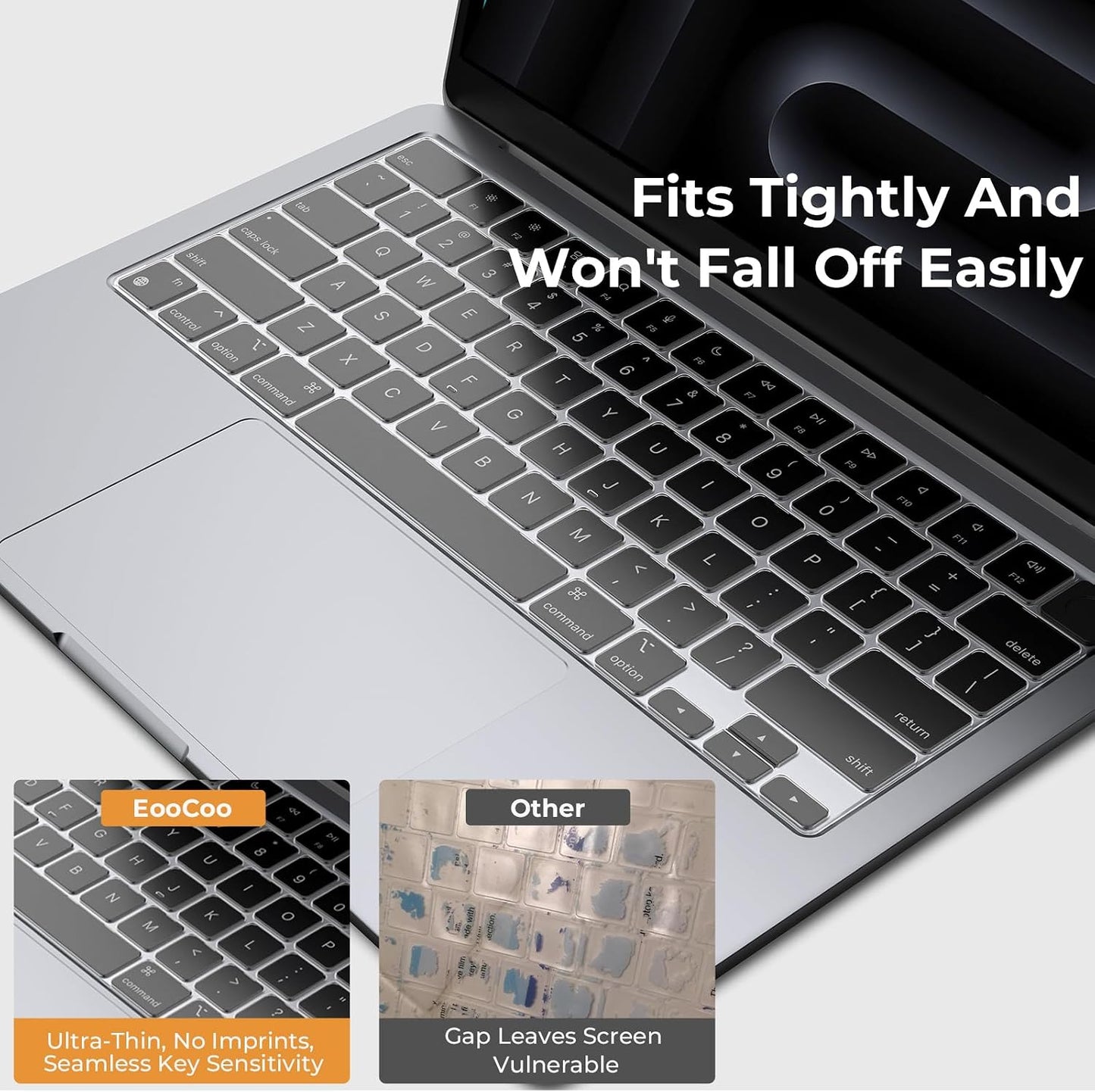EooCoo 2026 2025 2024 2023 2022 2021 M5-M1 14/16, M5-M2 13/15, 2026 13, Premium Keyboard Cover Skin Protector, Laptop
