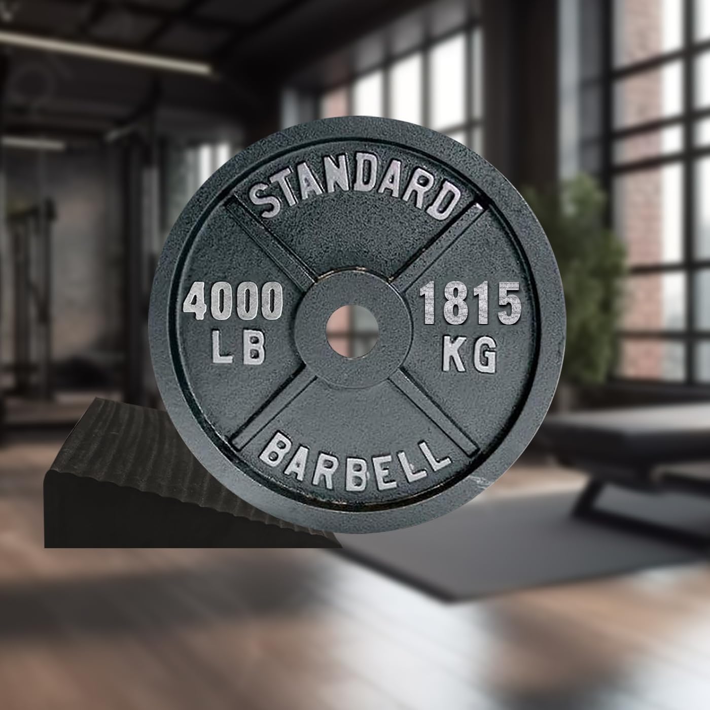 UKIA Large Slant Board Squat Wedge - Heel Elevated Squat Platform for Weightlifting & Mobility Improvement